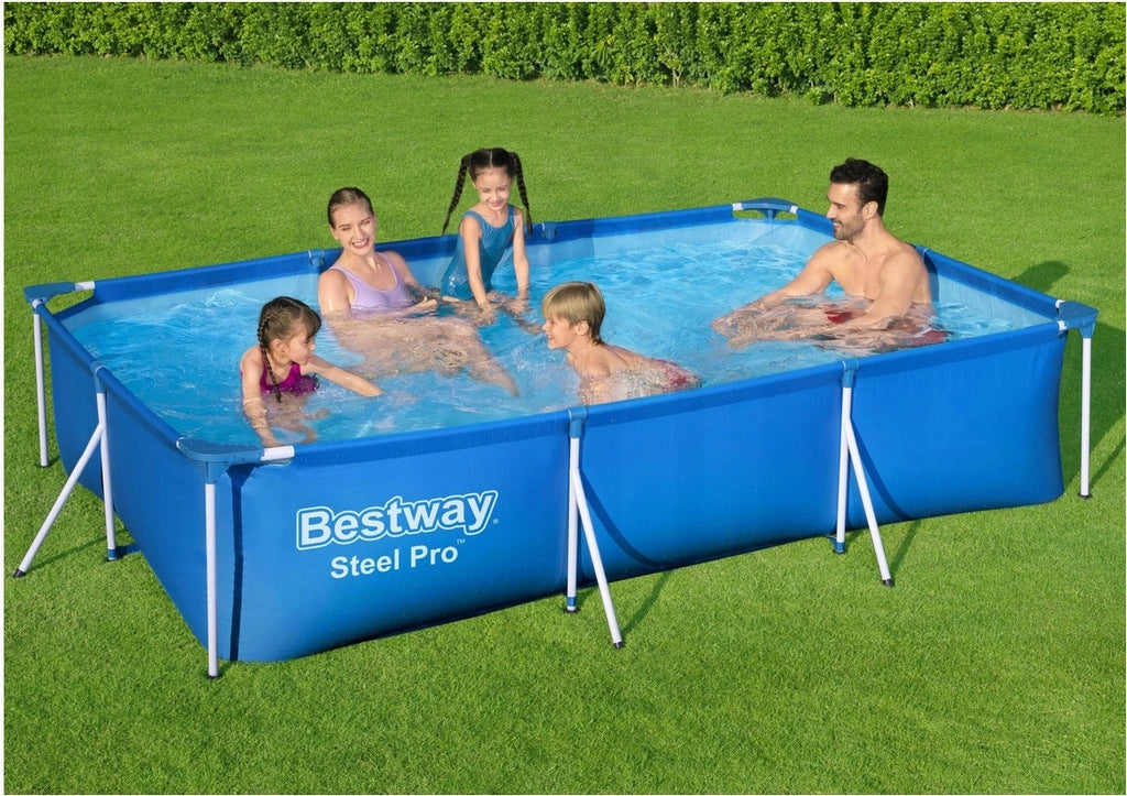 GARDEN FRAME POOL 300x201x66 BESTWAY 56411 8in1 Height 66 cm