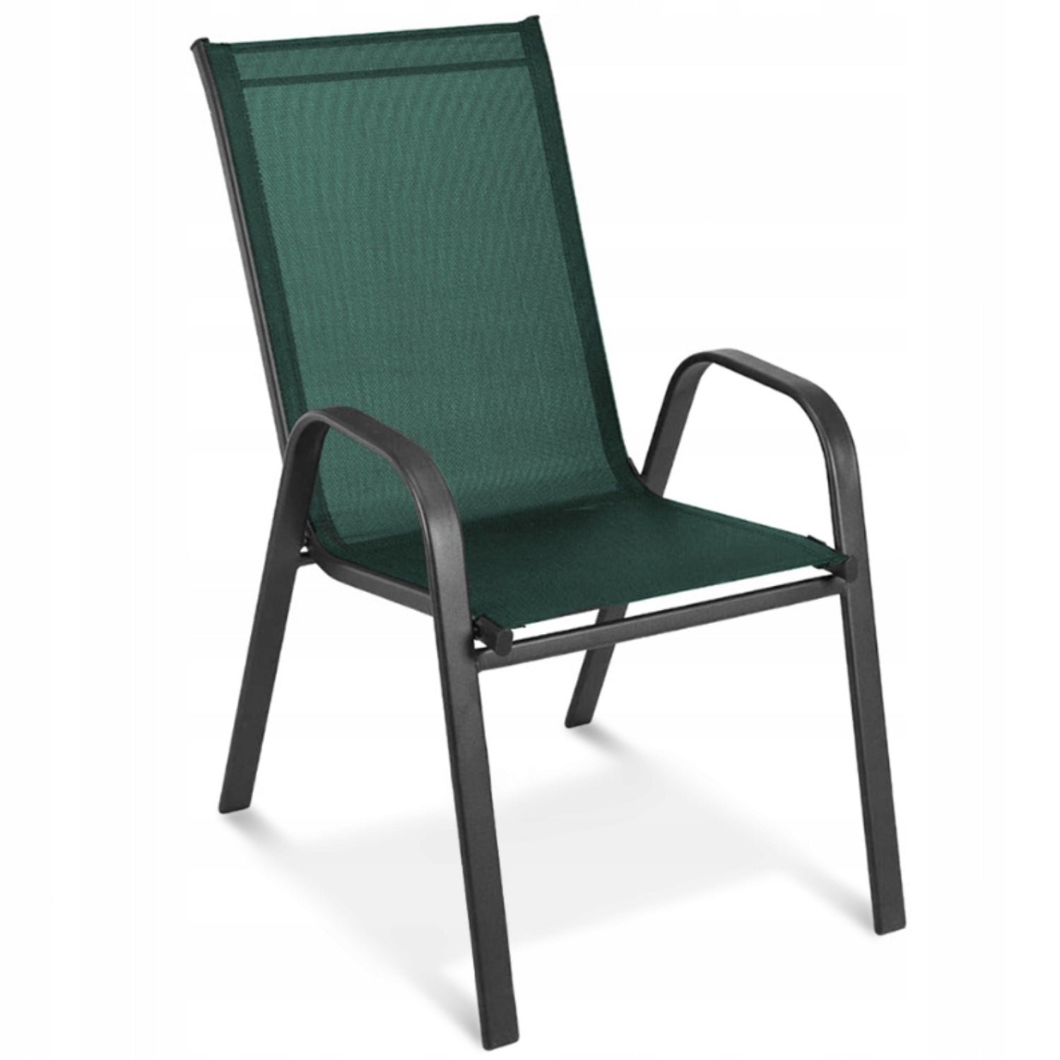 GARDEN FURNITURE 6 CHAIRS SET LARGE GARDEN TABLE 140x80 METAL SET For dinner set