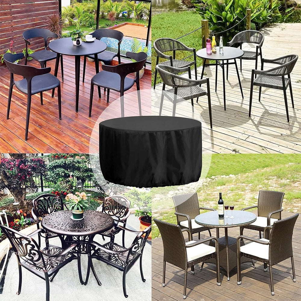 GARDEN FURNITURE COVER 210D OXFORD 230X110CM WATERPROOF ROUND Length 230 cm