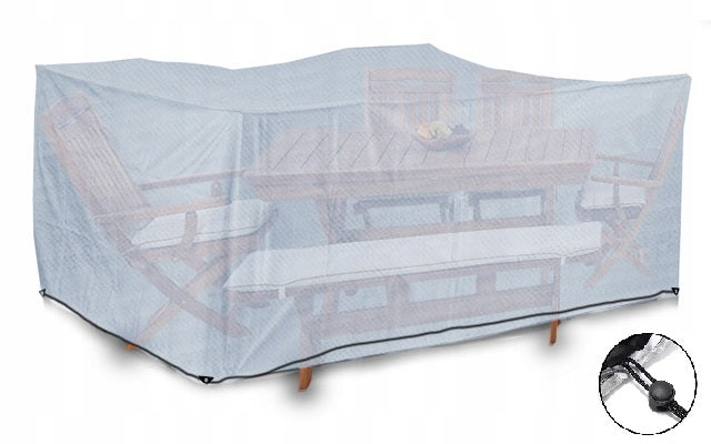 GARDEN FURNITURE COVER BALCONY TABLE 350x150x75 chairs sofa tarpaulin