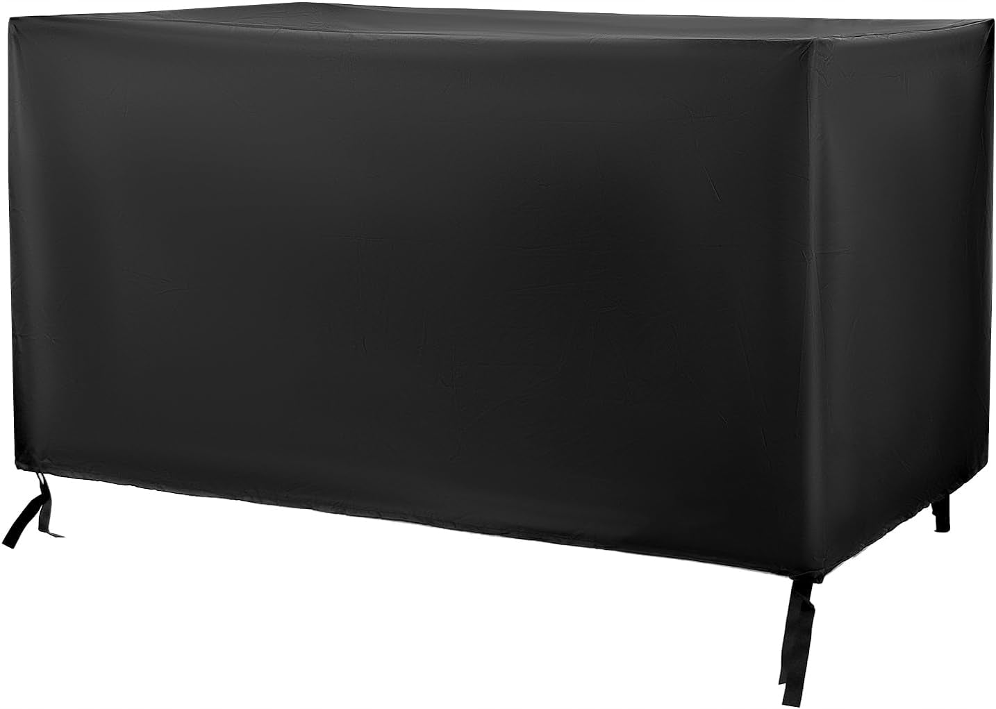 GARDEN FURNITURE COVER CHAIRS TABLE 150 x 90 x 80 cm BLACK STRONG Manufacturer code WODOODPORNY POKROWIEC NA MEBLE OGRODOWE