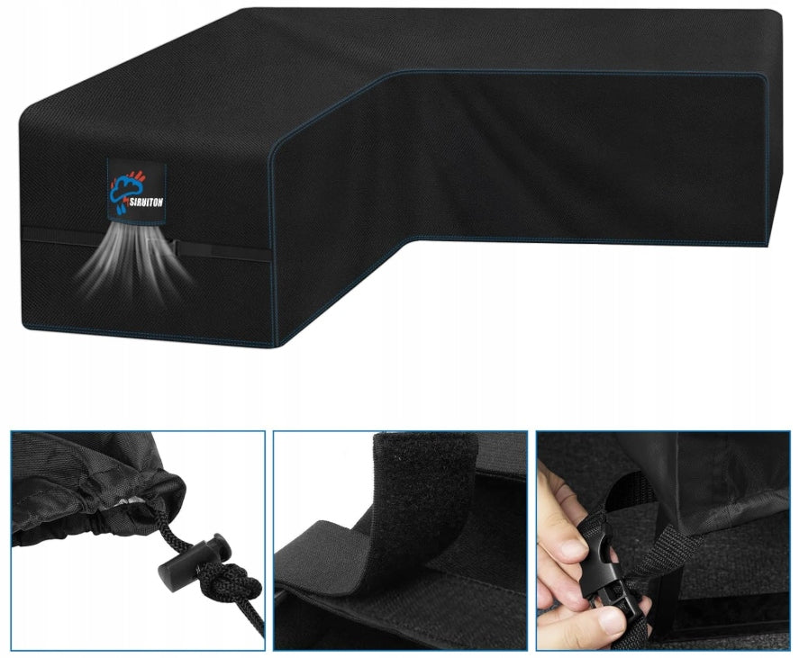 GARDEN FURNITURE COVER CORNER SHAPE L WATERPROOF COVER Length 210 cm