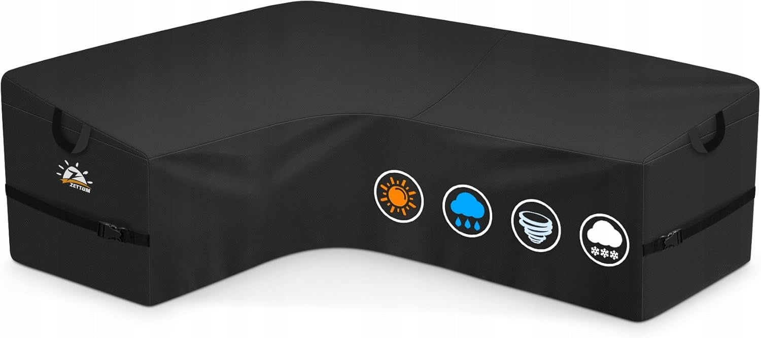 GARDEN FURNITURE COVER CORNER SHAPE L WATERPROOF COVER