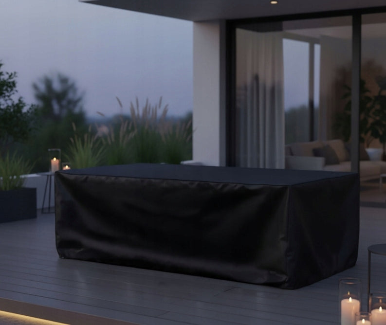 GARDEN FURNITURE COVER GARDEN TABLE 250x210x90 waterproof black Color black