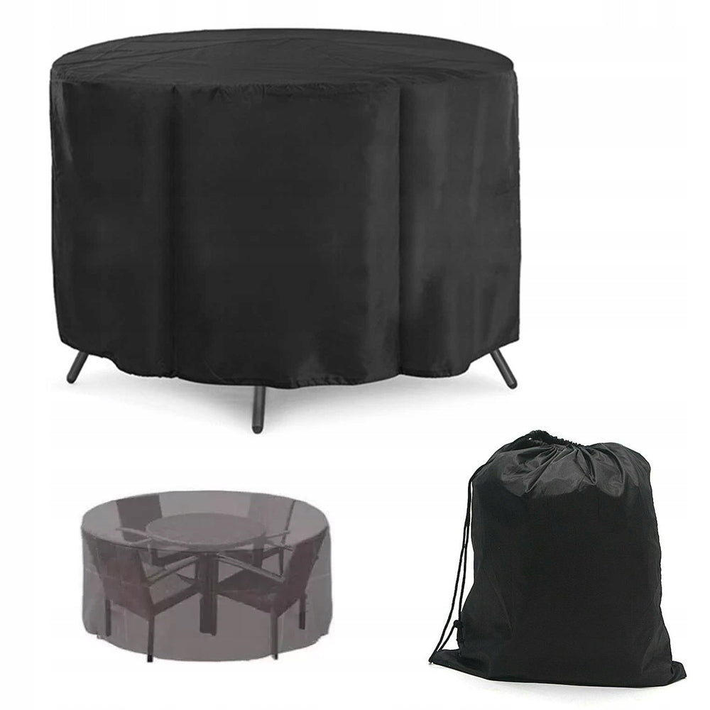GARDEN FURNITURE COVER TABLE ARMCHAIR CHAIR WATERPROOF ROUND 230x110 Length 230 cm