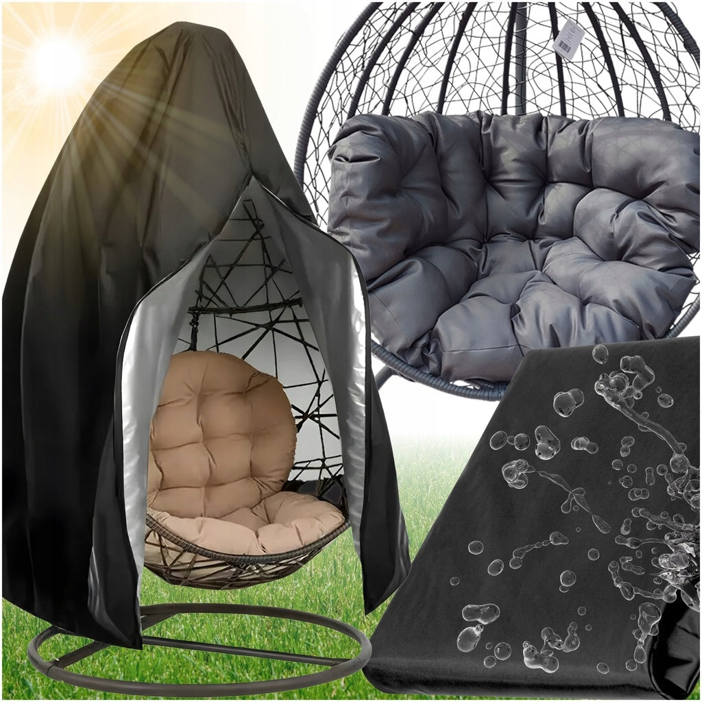 GARDEN FURNITURE COVER UNIVERSAL BASKET ARMCHAIR HANGING COCOON SWING