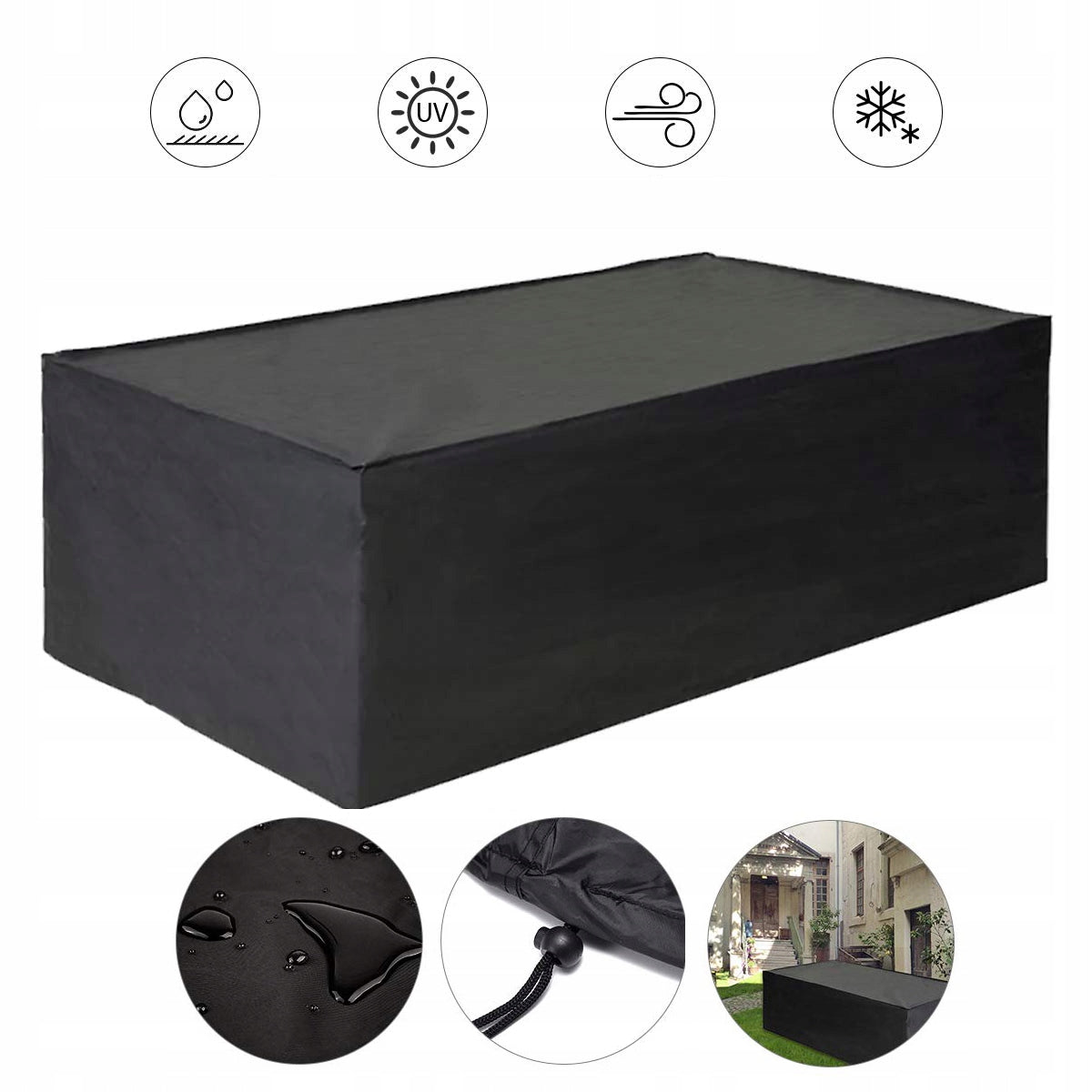 GARDEN FURNITURE COVER WATERPROOF 250 x 200 x 80 cm