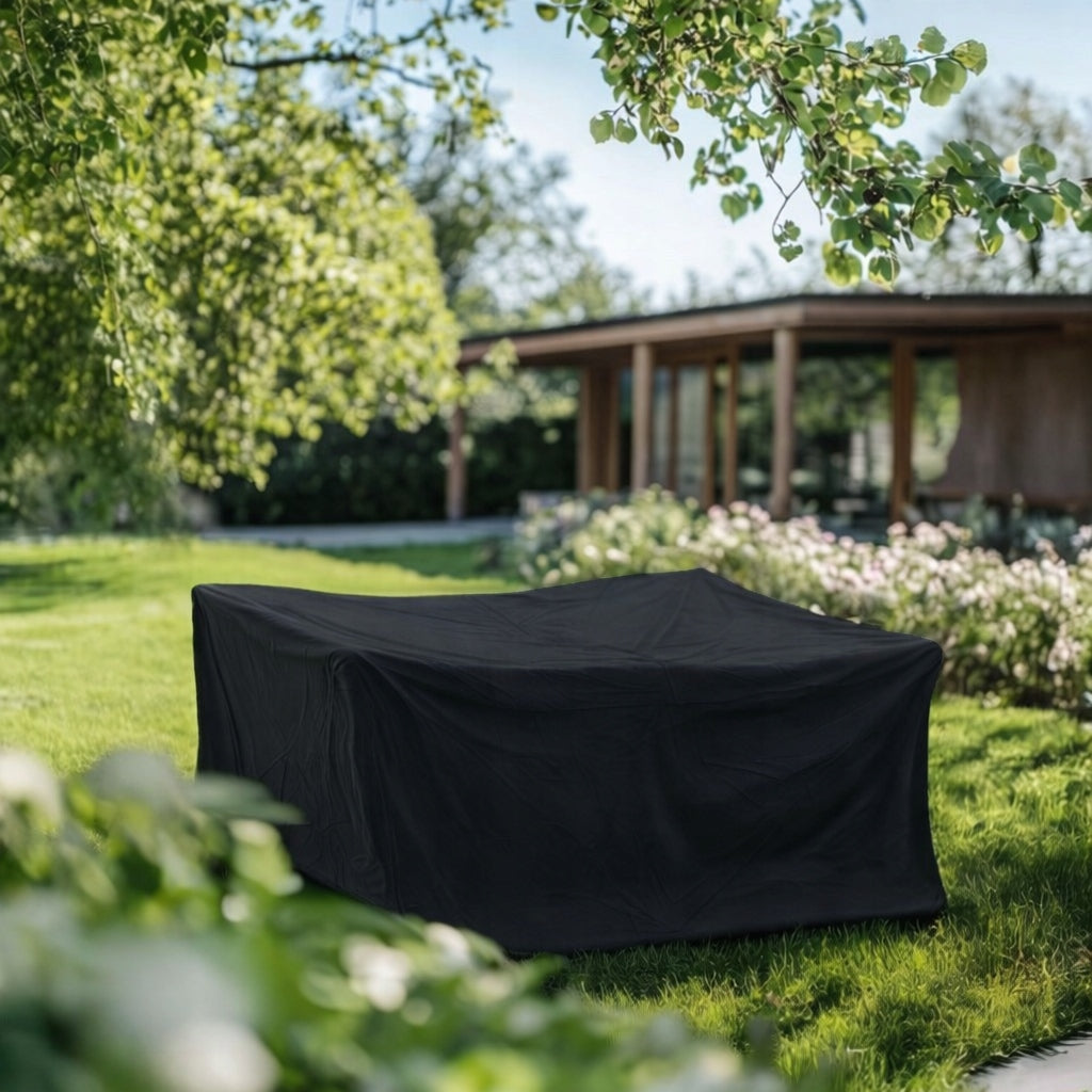 GARDEN FURNITURE COVER WATERPROOF VERY STRONG LARGE BLACK 3x3x1m Manufacturer GALAXY