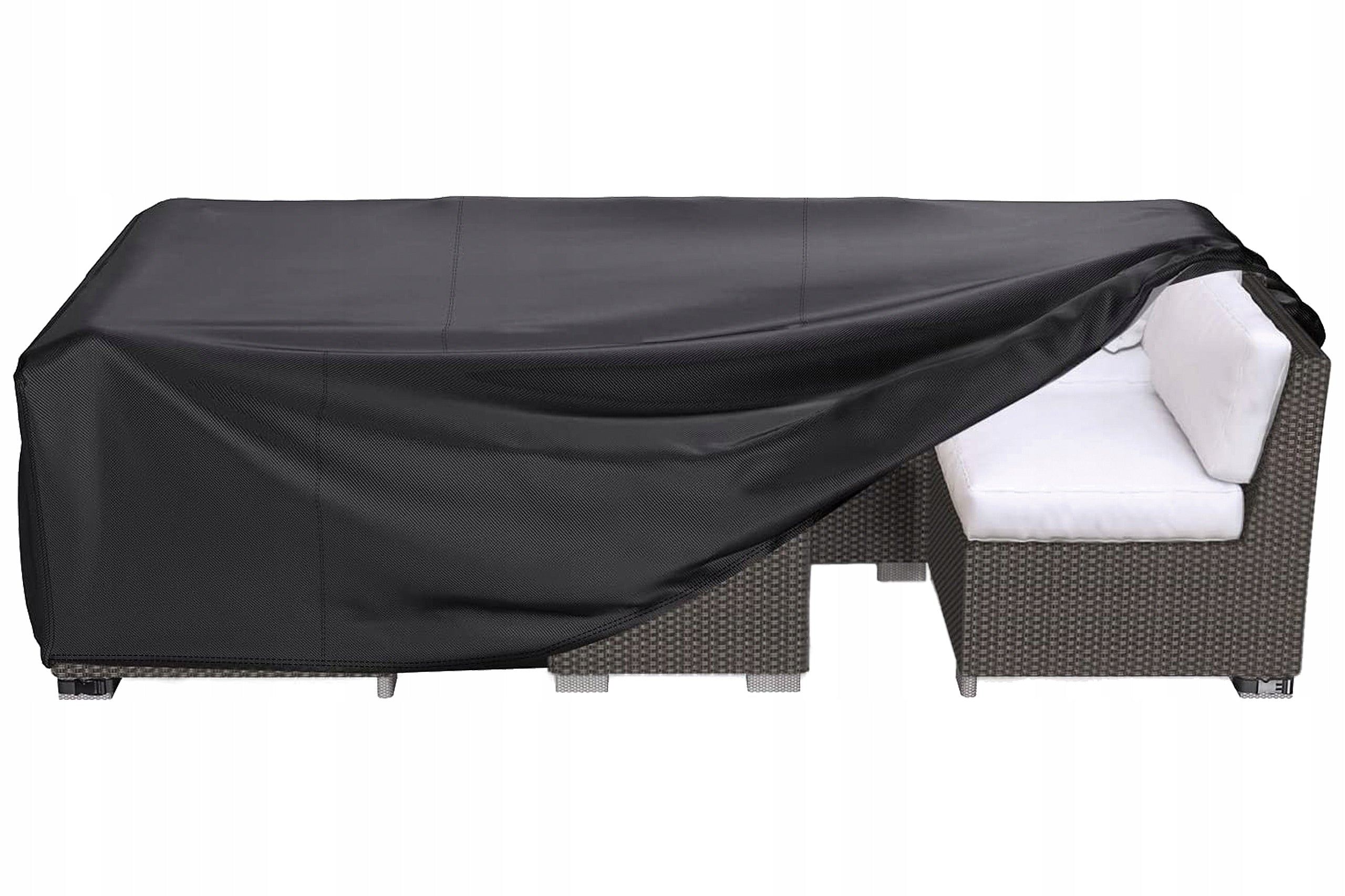 GARDEN FURNITURE COVER WATERPROOF large corner 280x230 cm black
