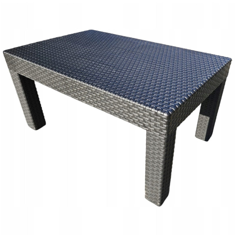 GARDEN FURNITURE FOR TERRACE RATTAN SEATING SET ANTHRACITE TABLE Manufacturer HDM