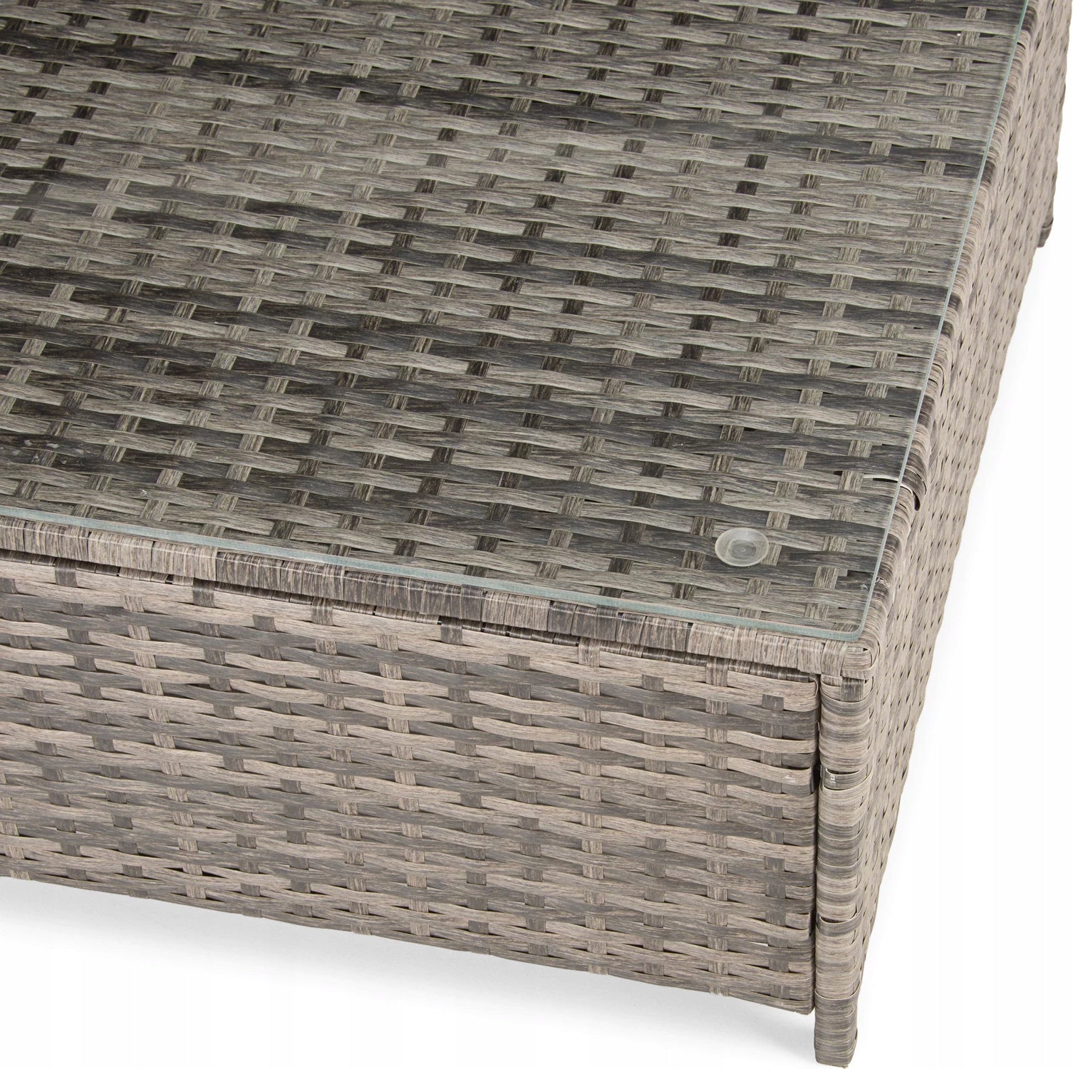 GARDEN FURNITURE GARDEN CORNER SET WITH RATTAN TABLE LUVERNO Assembly self-assembly furniture