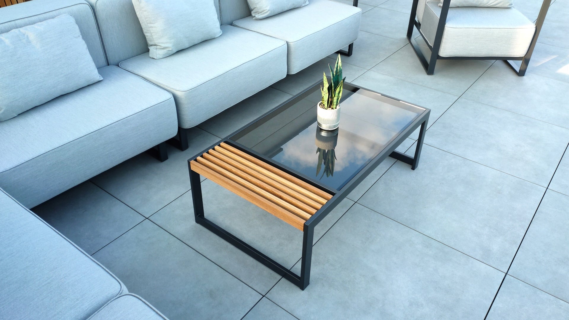 GARDEN FURNITURE SET MADERA GREY - MAY PRICE ! Number of items in the set 6