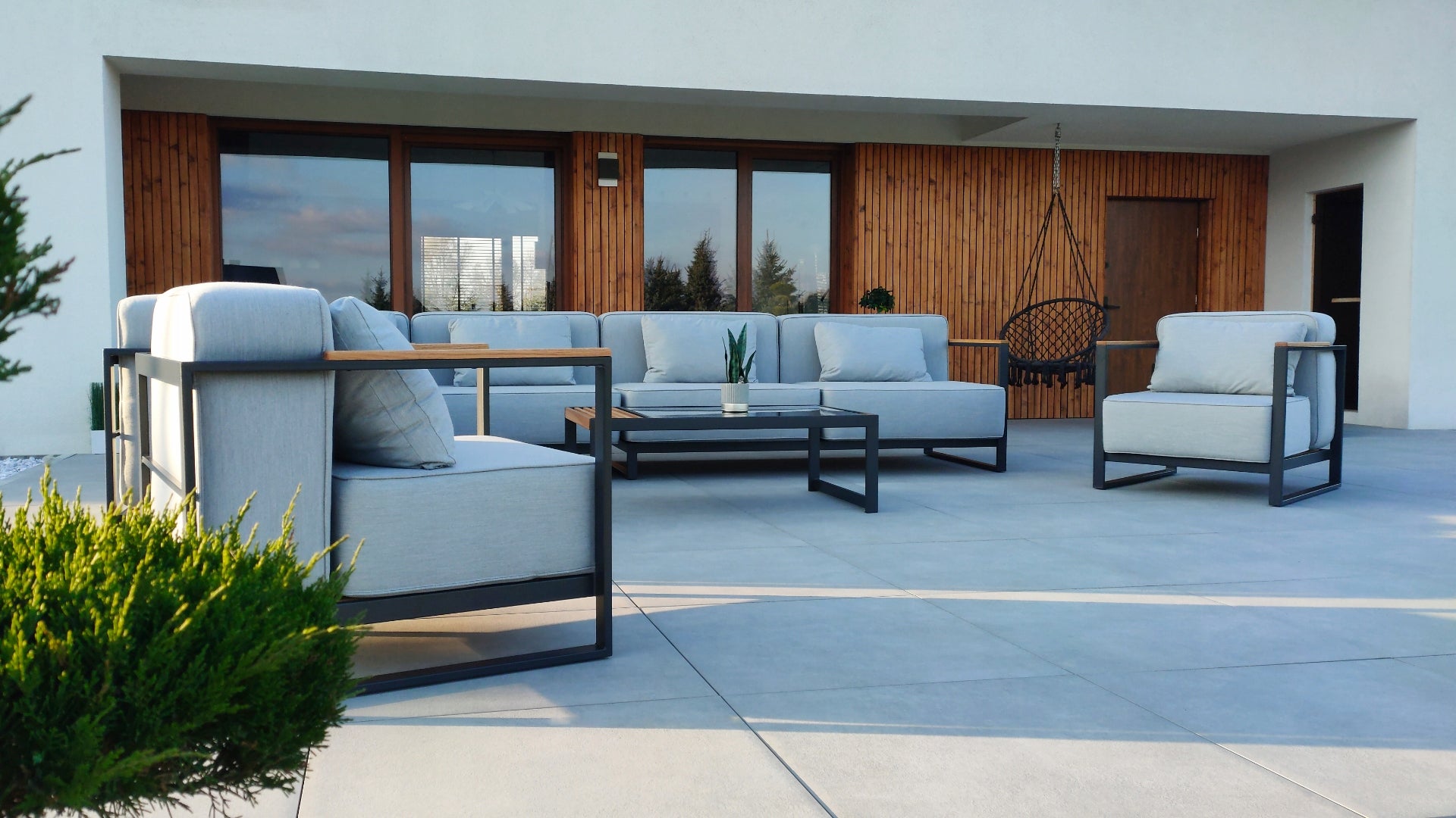GARDEN FURNITURE SET MADERA GREY - MAY PRICE !