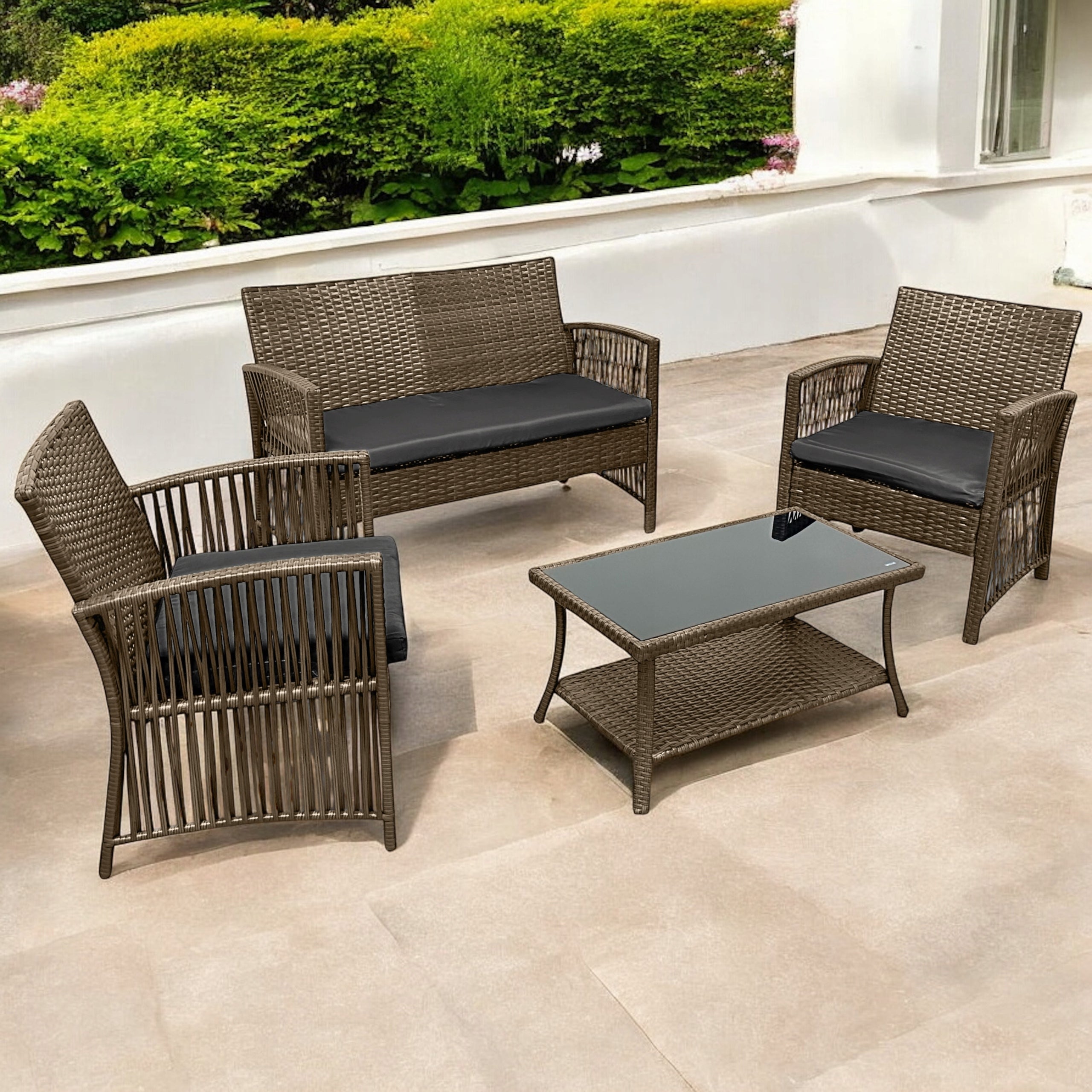 GARDEN FURNITURE SET NM-02 MTG GARDEN FURNITURE RATTAN BROWN LIGHT Manufacturer code NM-02