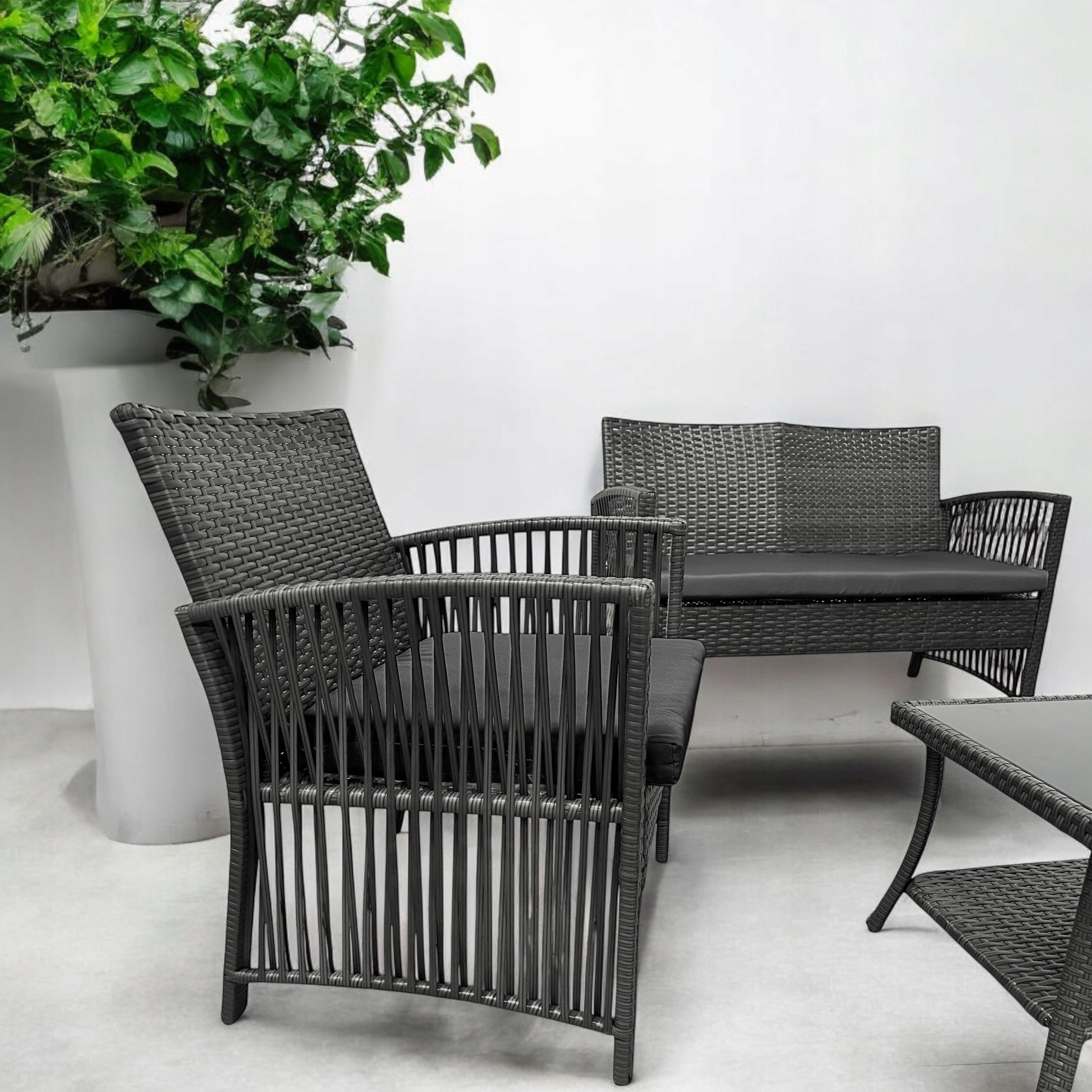 GARDEN FURNITURE SET NM-02 MTG GARDEN FURNITURE RATTAN GREY EAN (GTIN) 5906293694481