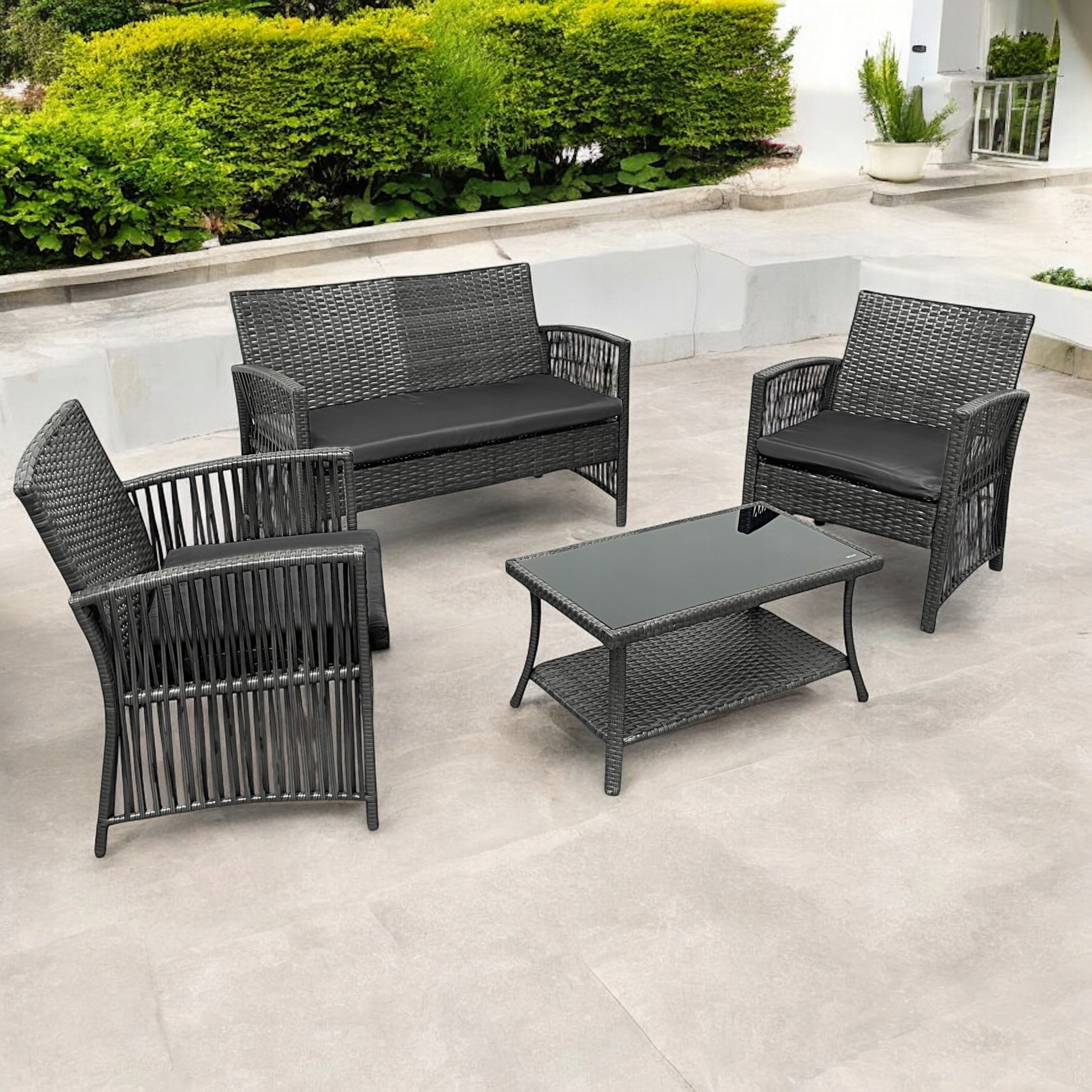 GARDEN FURNITURE SET NM-02 MTG GARDEN FURNITURE RATTAN GREY Manufacturer code NM-02