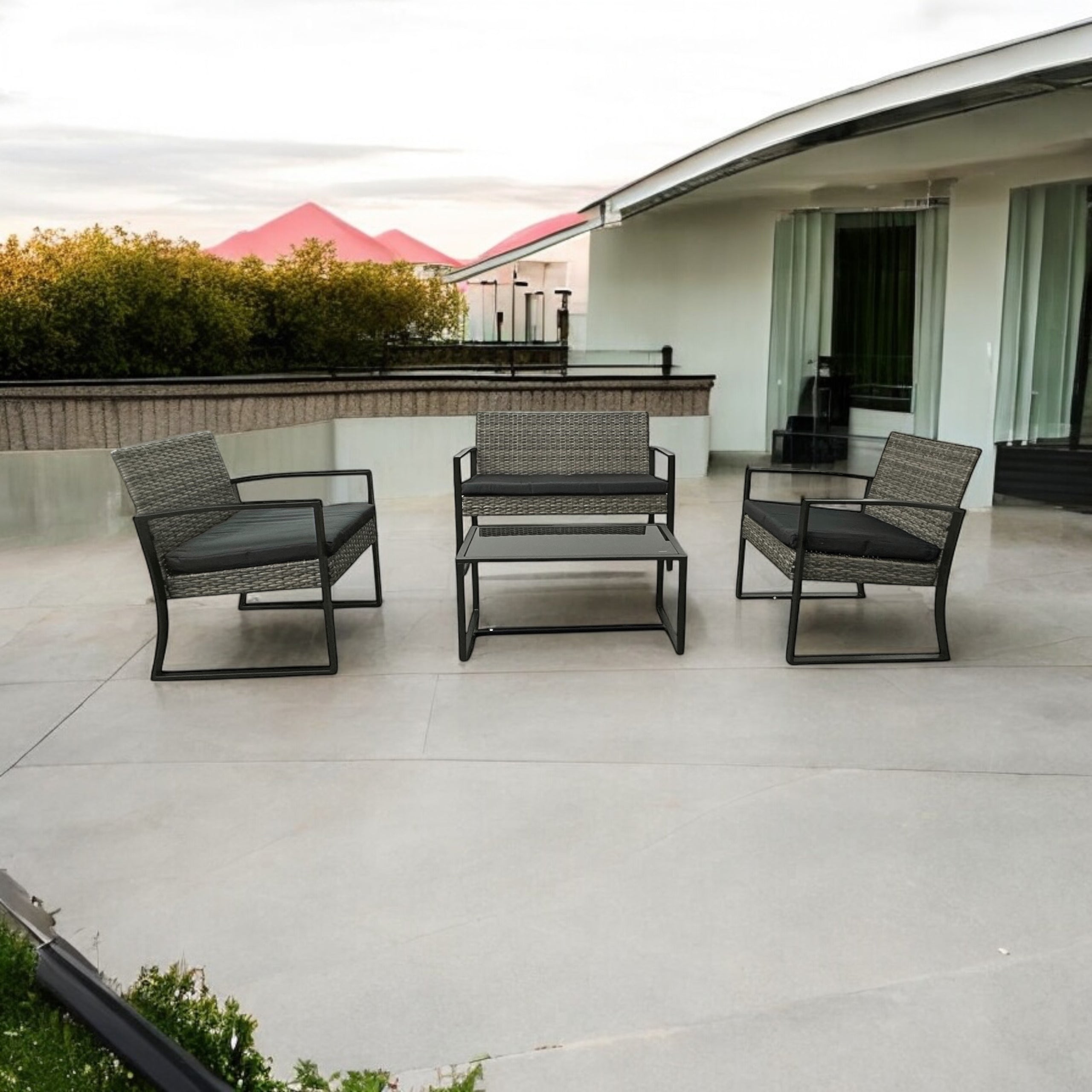 GARDEN FURNITURE SET NM-08 MTG GARDEN FURNITURE RATTAN GREY Manufacturer code NM-08
