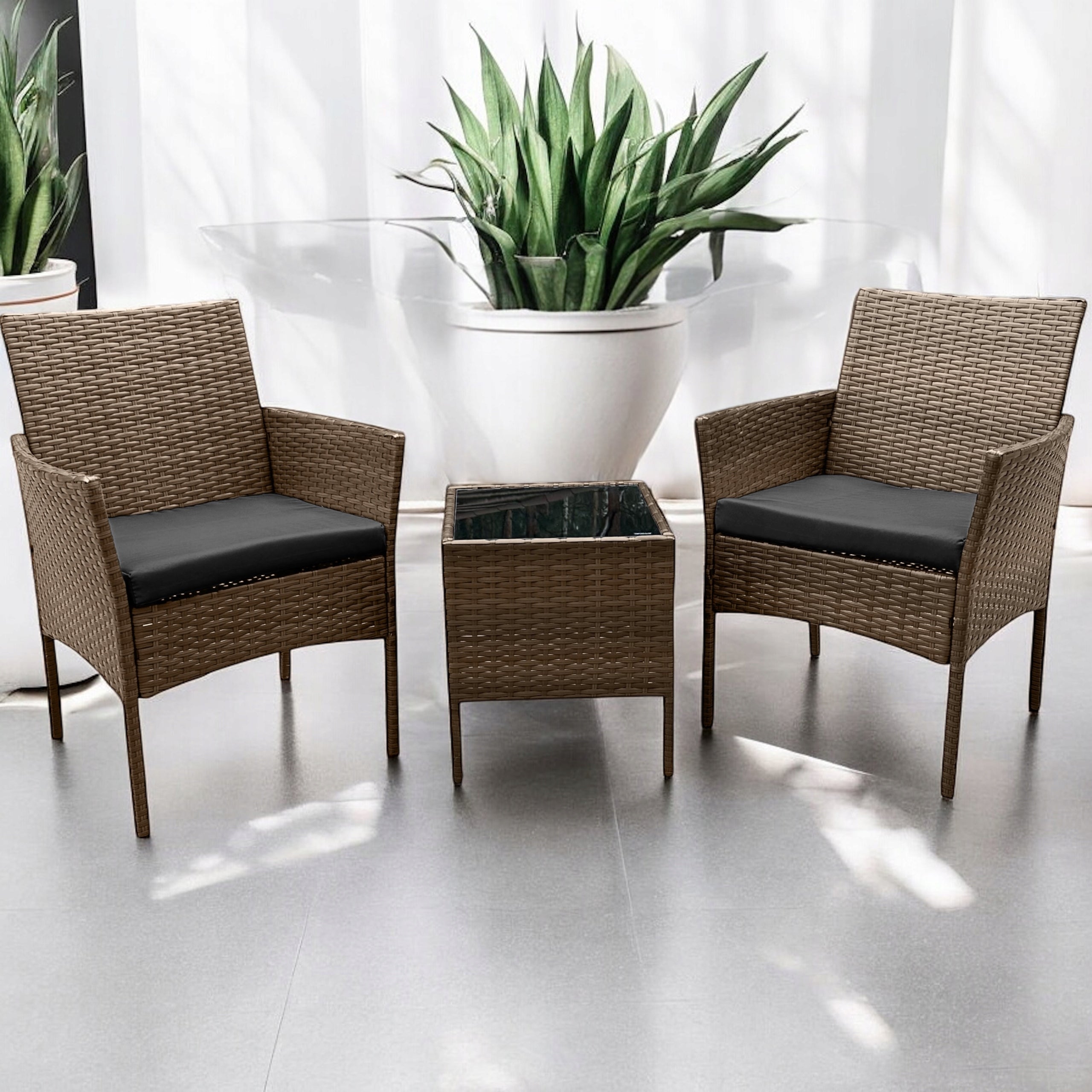 GARDEN FURNITURE SET NM04 MTG GARDEN FURNITURE RATTAN BROWN LIGHT Manufacturer code NM04