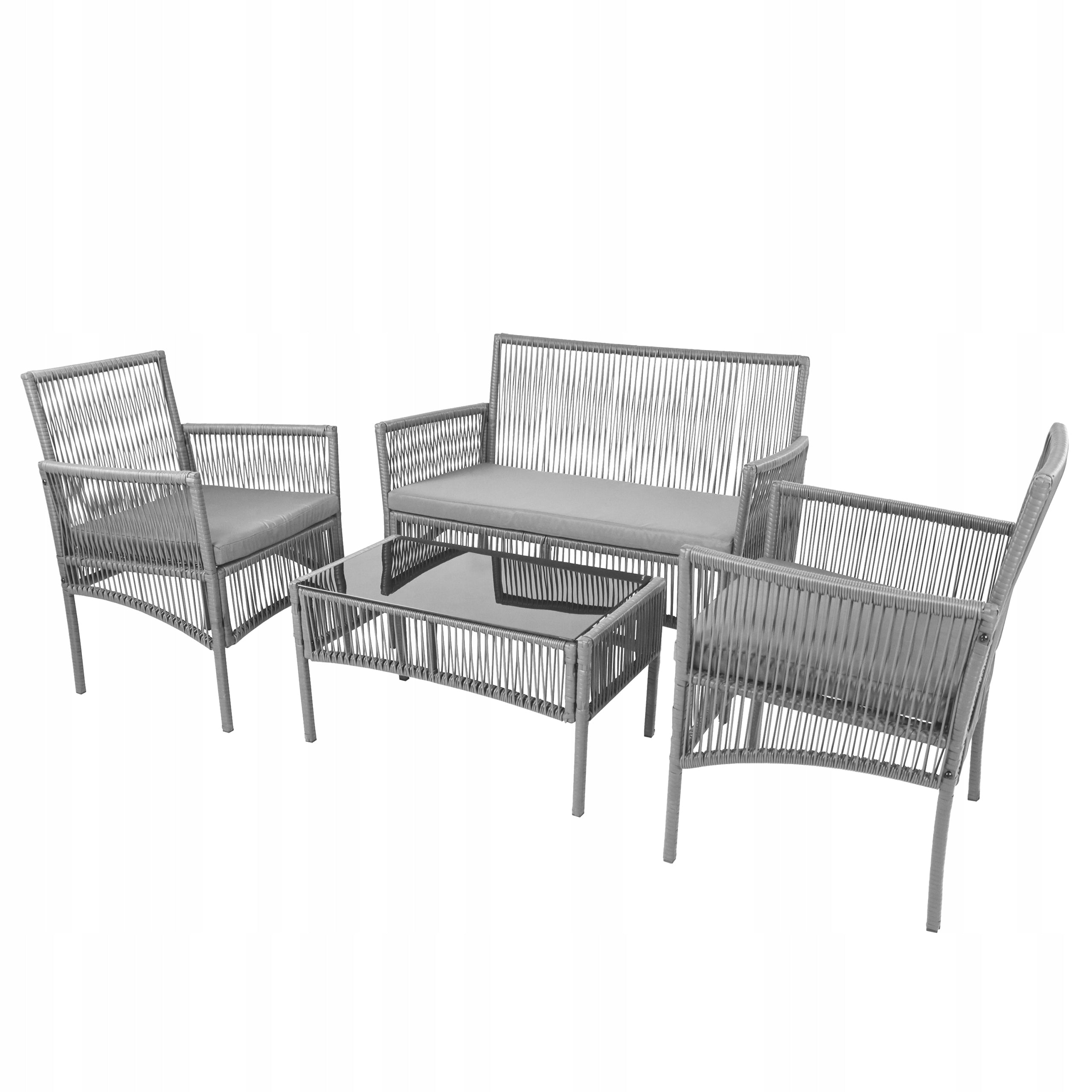 GARDEN FURNITURE SET SOFA TABLE ARMCHAIRS FURNITURE ACAPULCO FOR GARDEN Packaging status original
