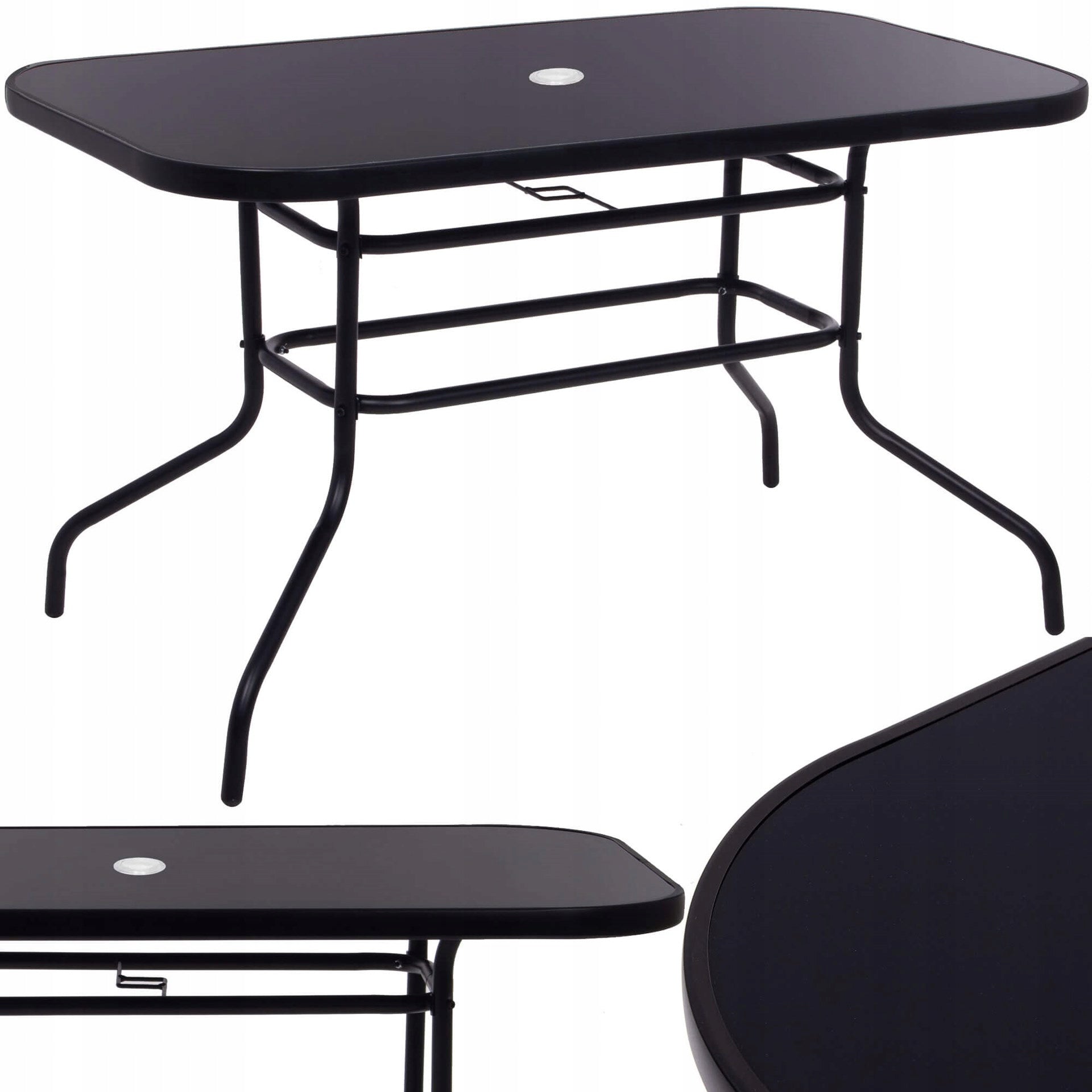 GARDEN FURNITURE SET TABLE +6 CHAIRS FOR TERRACE BALCONY LARGE For dinner set