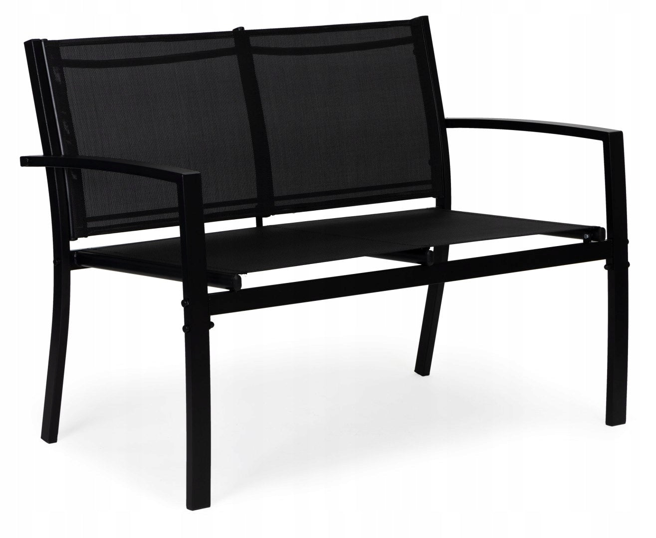 GARDEN FURNITURE SET TABLE BENCH ARMCHAIRS METAL SOLID METAL RESISTANT Main material metal