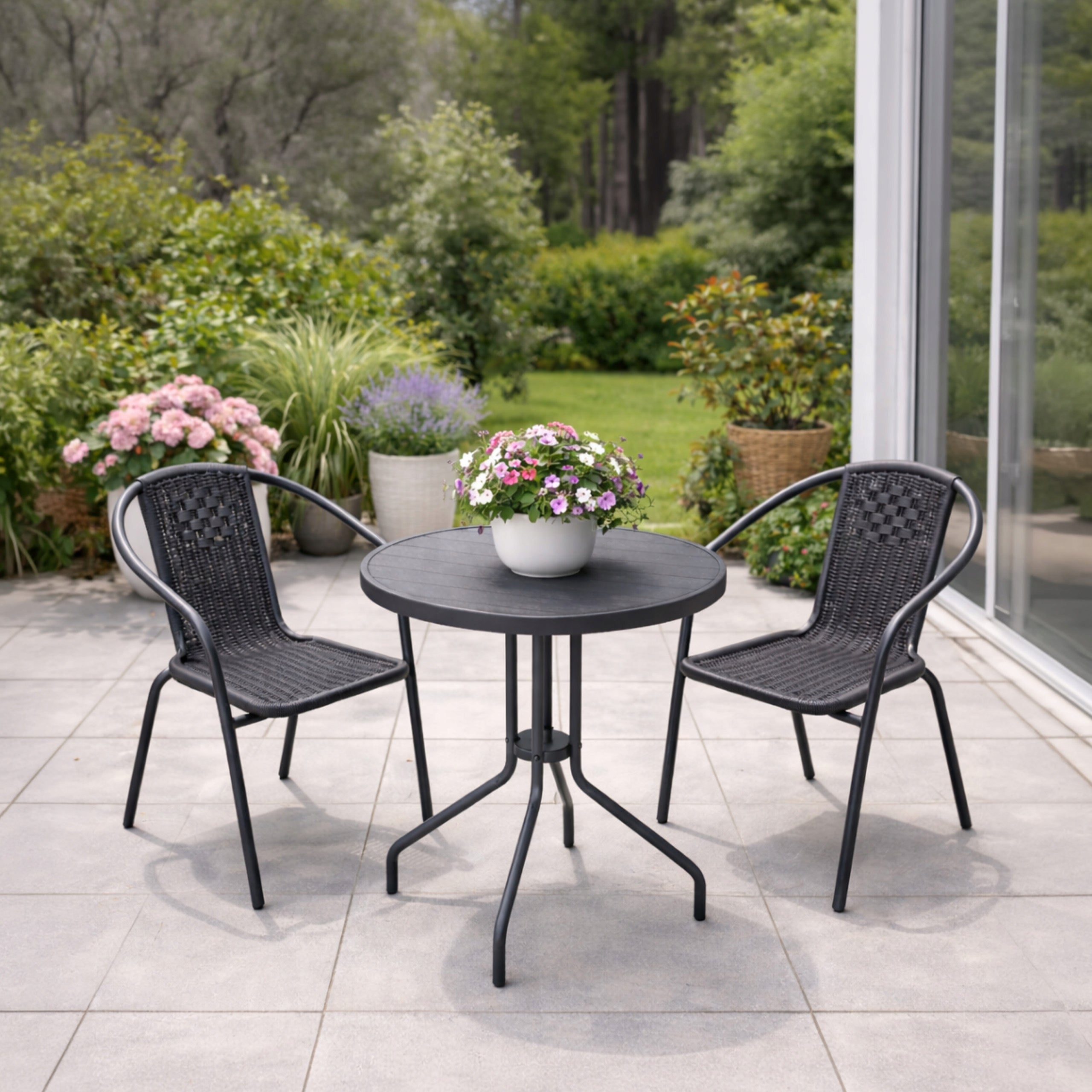 GARDEN FURNITURE SET TABLE CHAIRS FURNITURE SET TERRACE WITH TECHNORATANE Manufacturer Nuforma