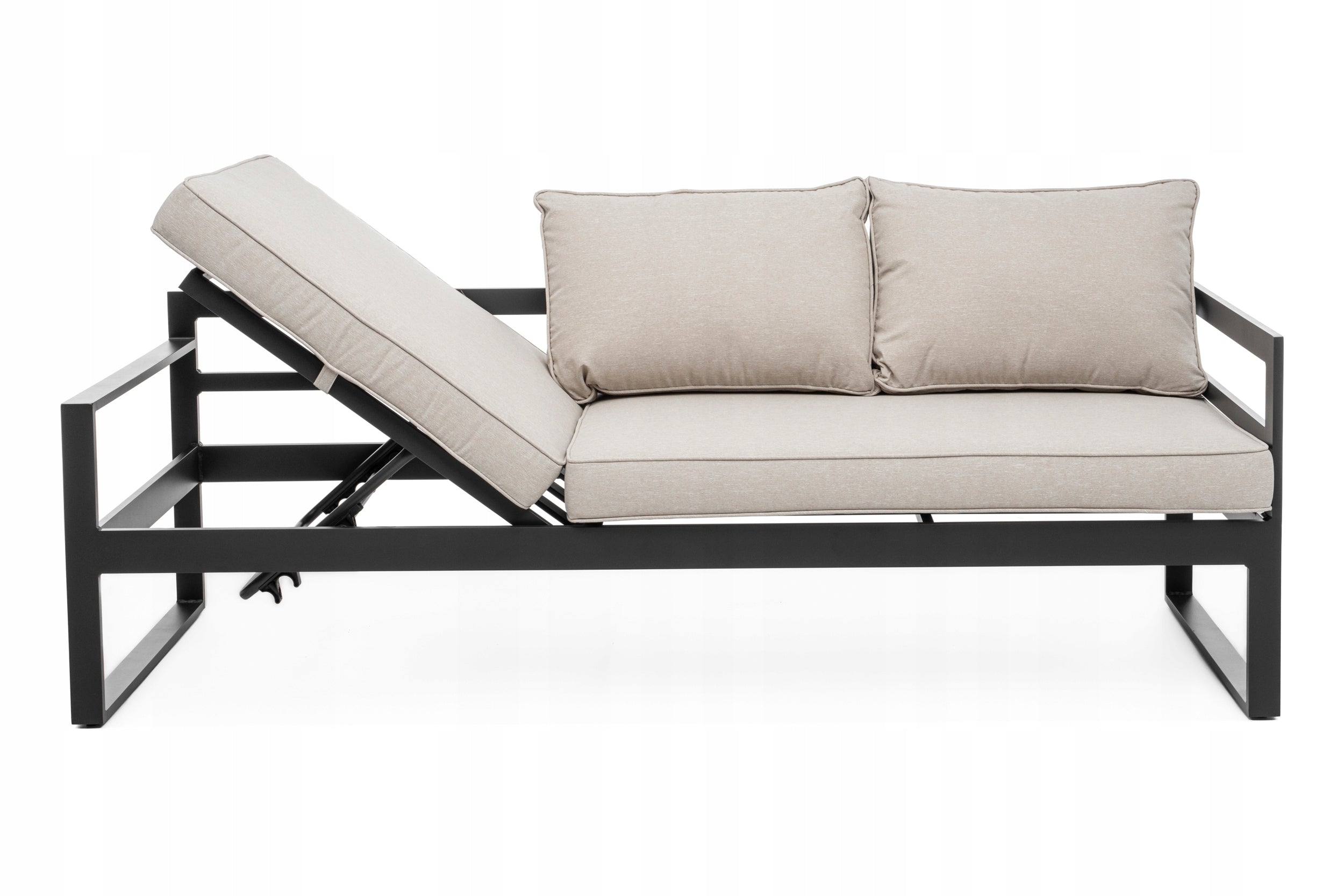 GARDEN FURNITURE TERRACE CORNER MODERN ALUMINUM NICEA Color beige