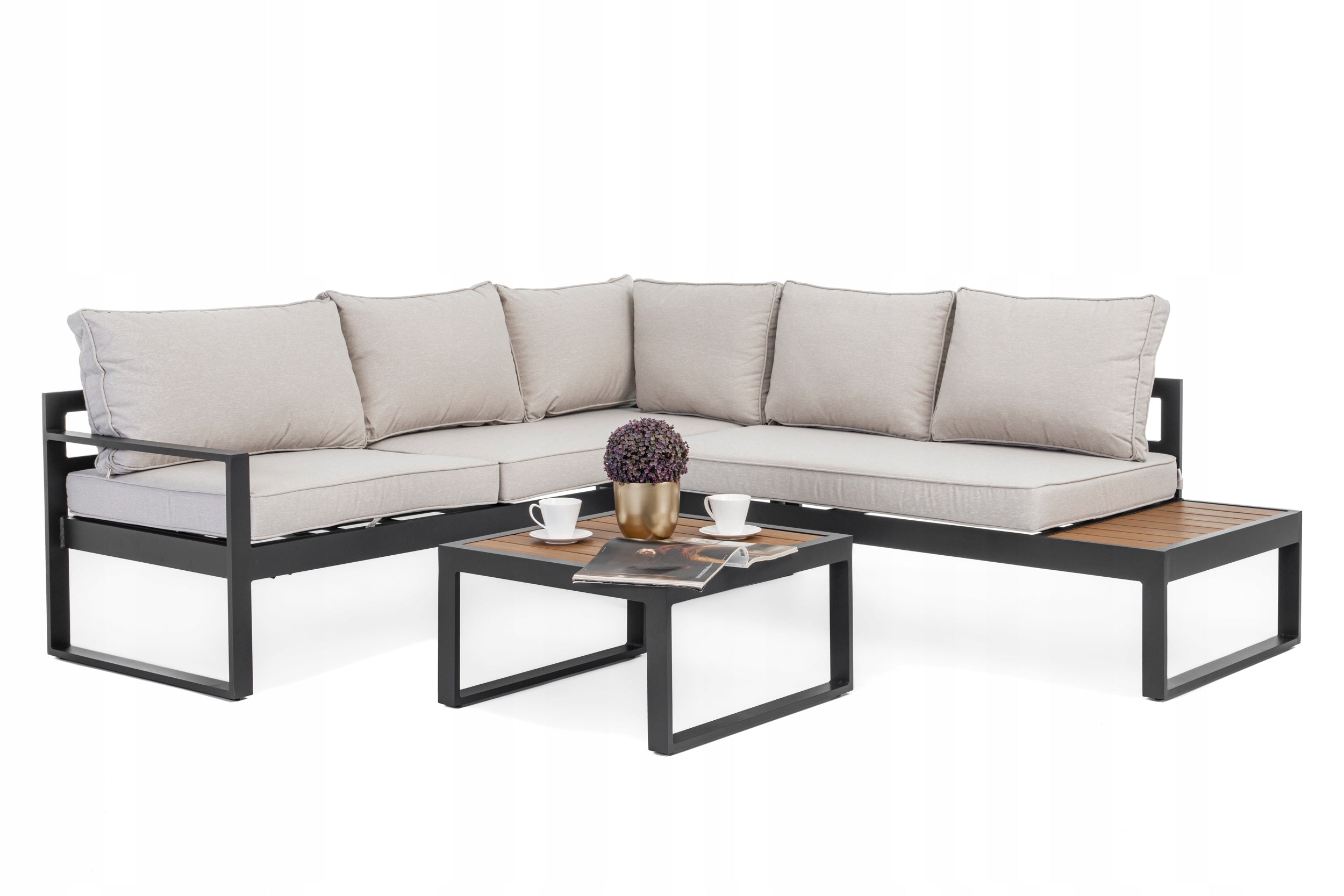 GARDEN FURNITURE TERRACE CORNER MODERN ALUMINUM NICEA