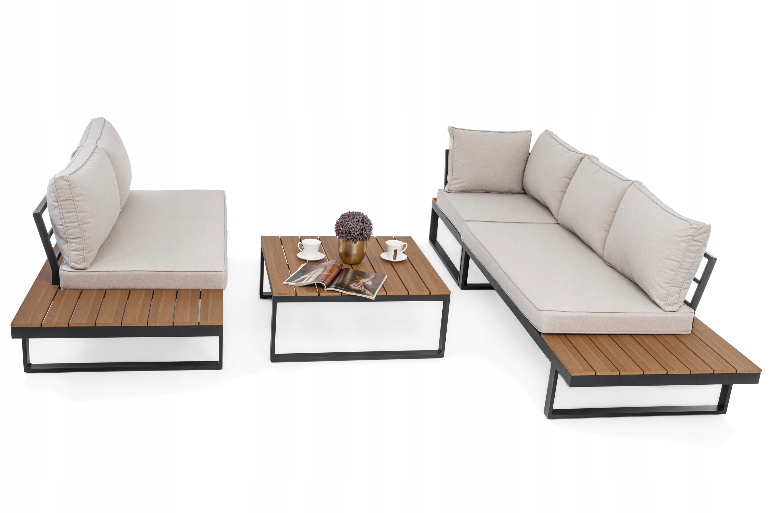 GARDEN FURNITURE TERRACE CORNER MODERN ALUMINUMLINE MALE BEIGE Main material aluminum