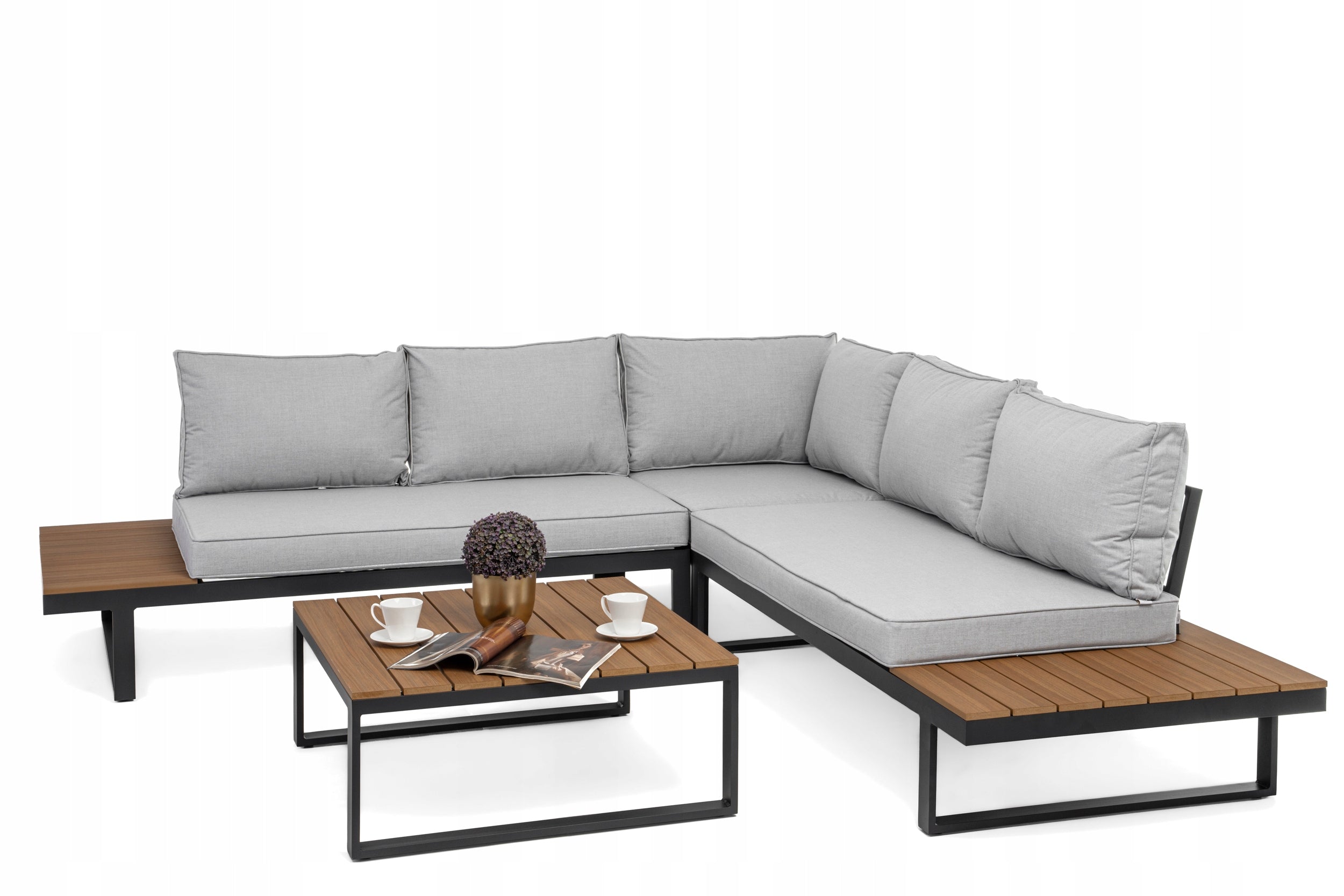 GARDEN FURNITURE TERRACE CORNER MODERN ALUMINUMLINE MALE GRAY Manufacturer code MALE SZARA
