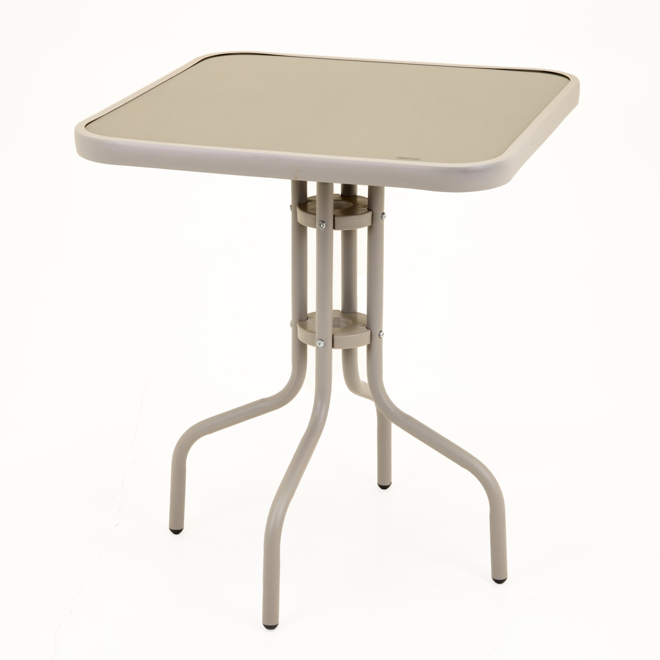 GARDEN Furniture Set Table Glass 2 x Terrace Chairs BALCONY for Garden Number of items in the set 3