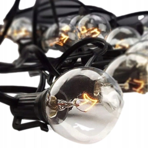 GARDEN GARLAND LIGHT 25x Classic Light Bulbs 7W GLASS E12 9,6M Manufacturer code GO7,6M25ŻG41