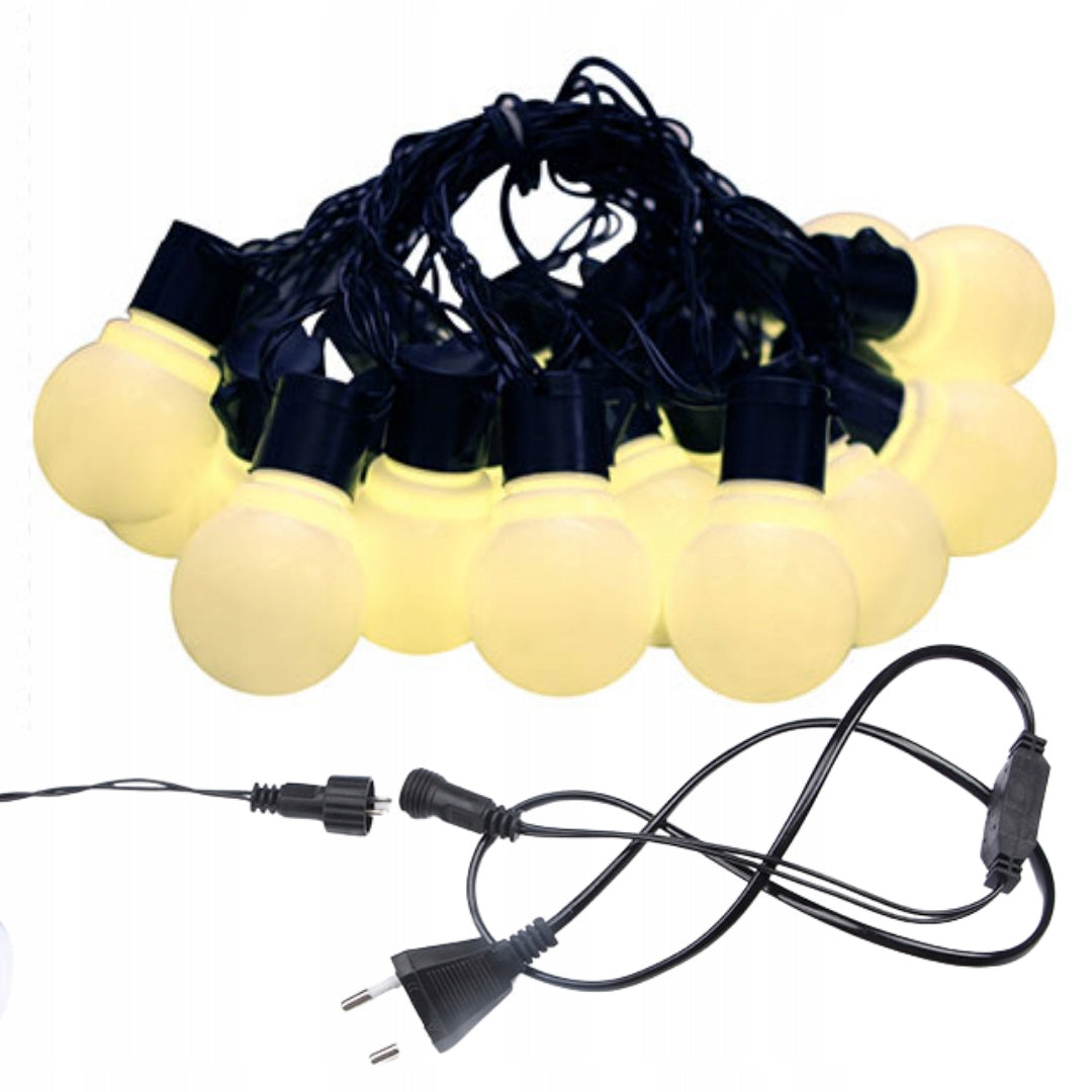 GARDEN GARLAND LIGHT LAMPS 38 LED 10 M