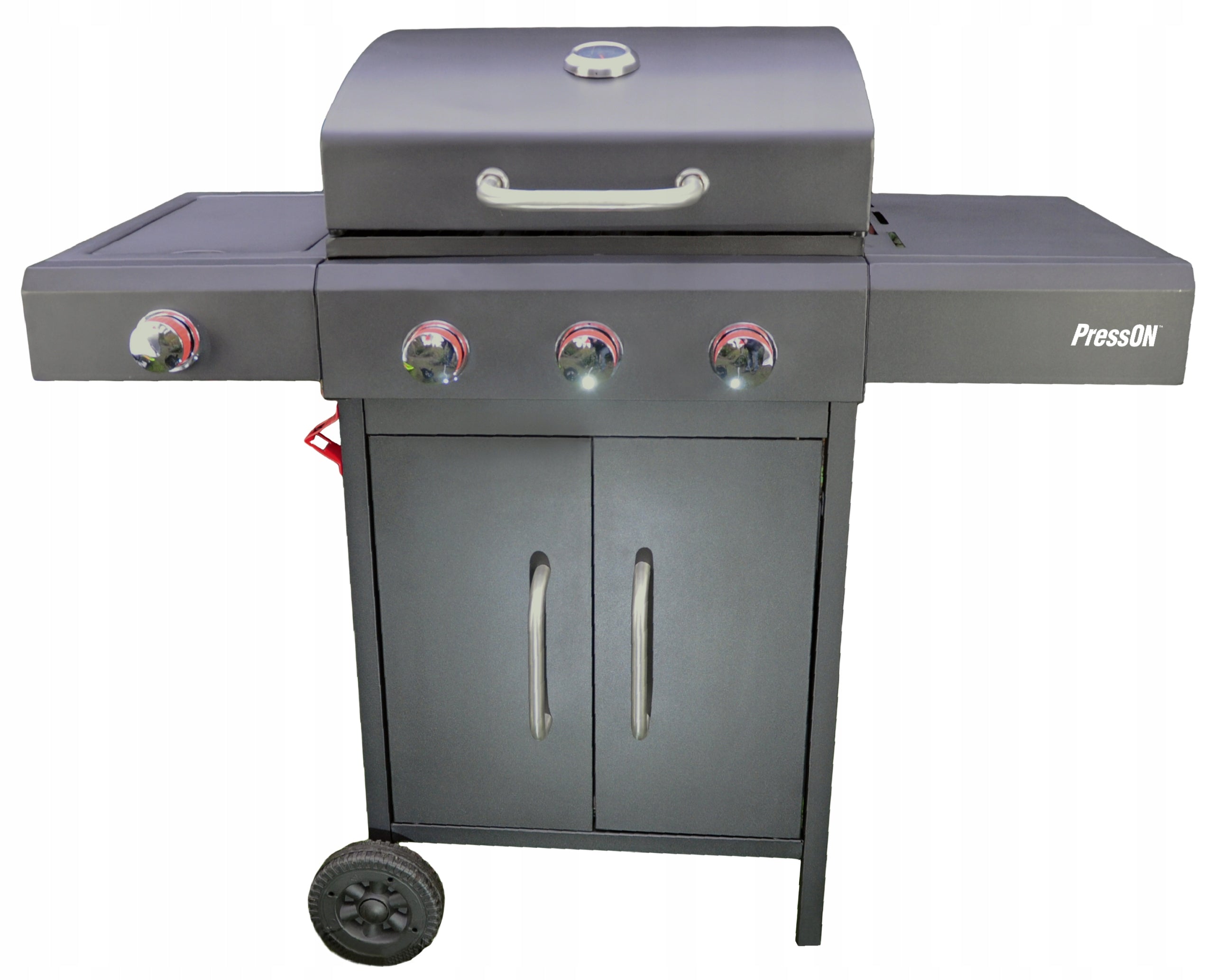 GARDEN GAS GRILL 3+1 11,6kW LARGE GRATE CABINET Power 14.4 kW