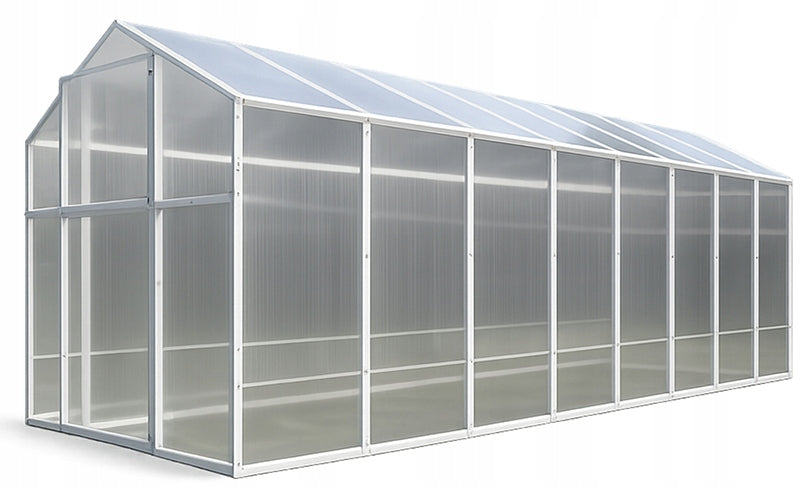 GARDEN GREENHOUSE MADE OF POLYCARBONATE 12m2 POLYCARBONATE TUNNEL 210X606 PTF Manufacturer code 211606
