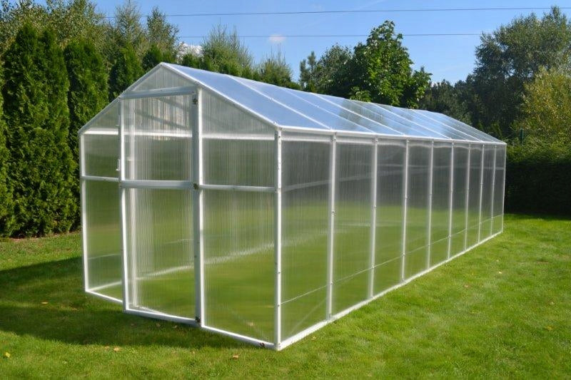 GARDEN GREENHOUSE MADE OF POLYCARBONATE 12m2 POLYCARBONATE TUNNEL 210X606 PTF Width 210 m
