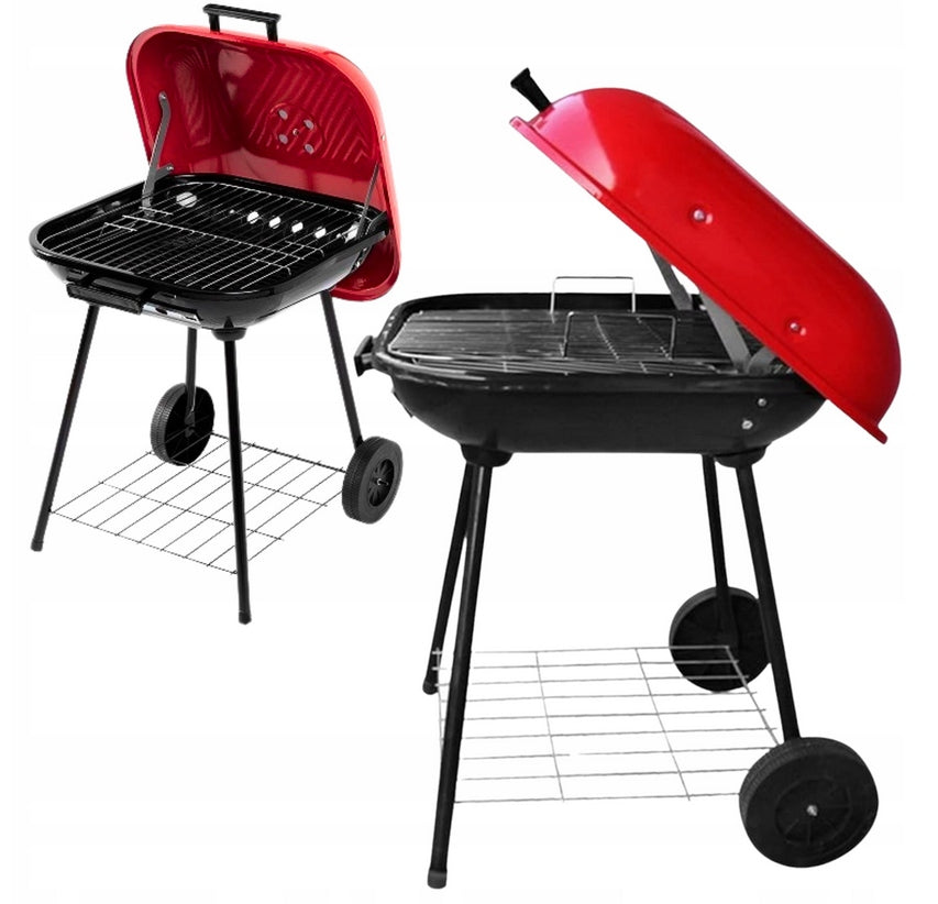 GARDEN GRILL CARBON COVER GRATE 43,5x43,5cm CIRCLES WITH COVER PORTABLE Manufacturer Modern Home