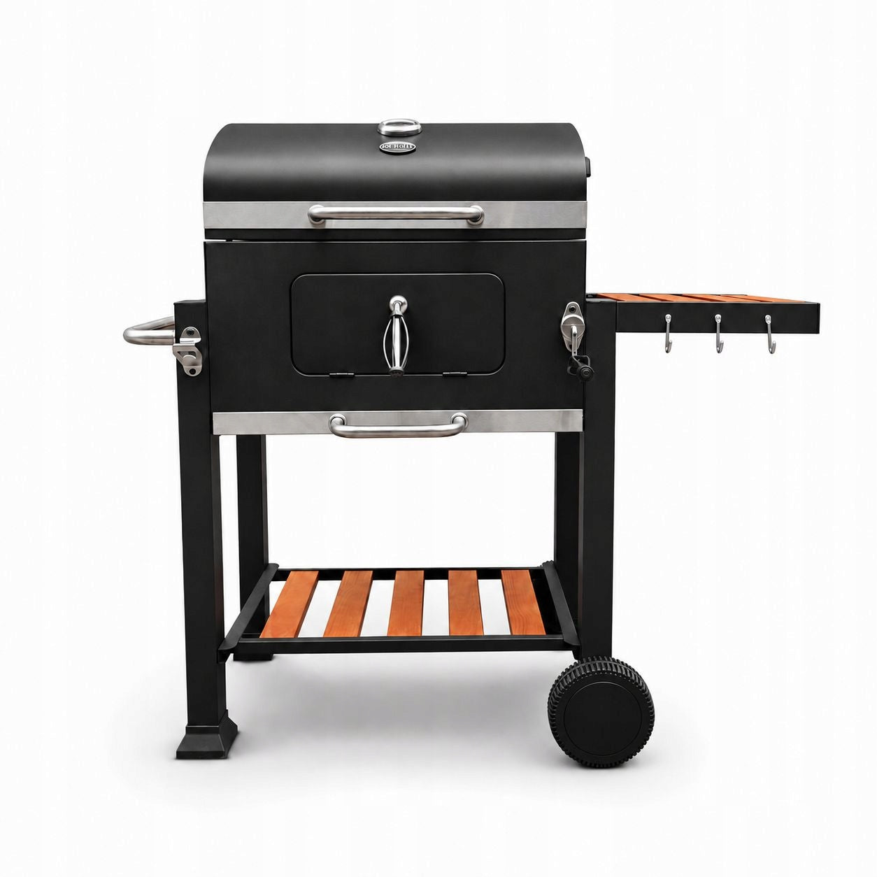 GARDEN GRILL CHARCOAL CAST IRON GRATE + THERMOMETER + COVER Manufacturer no brand