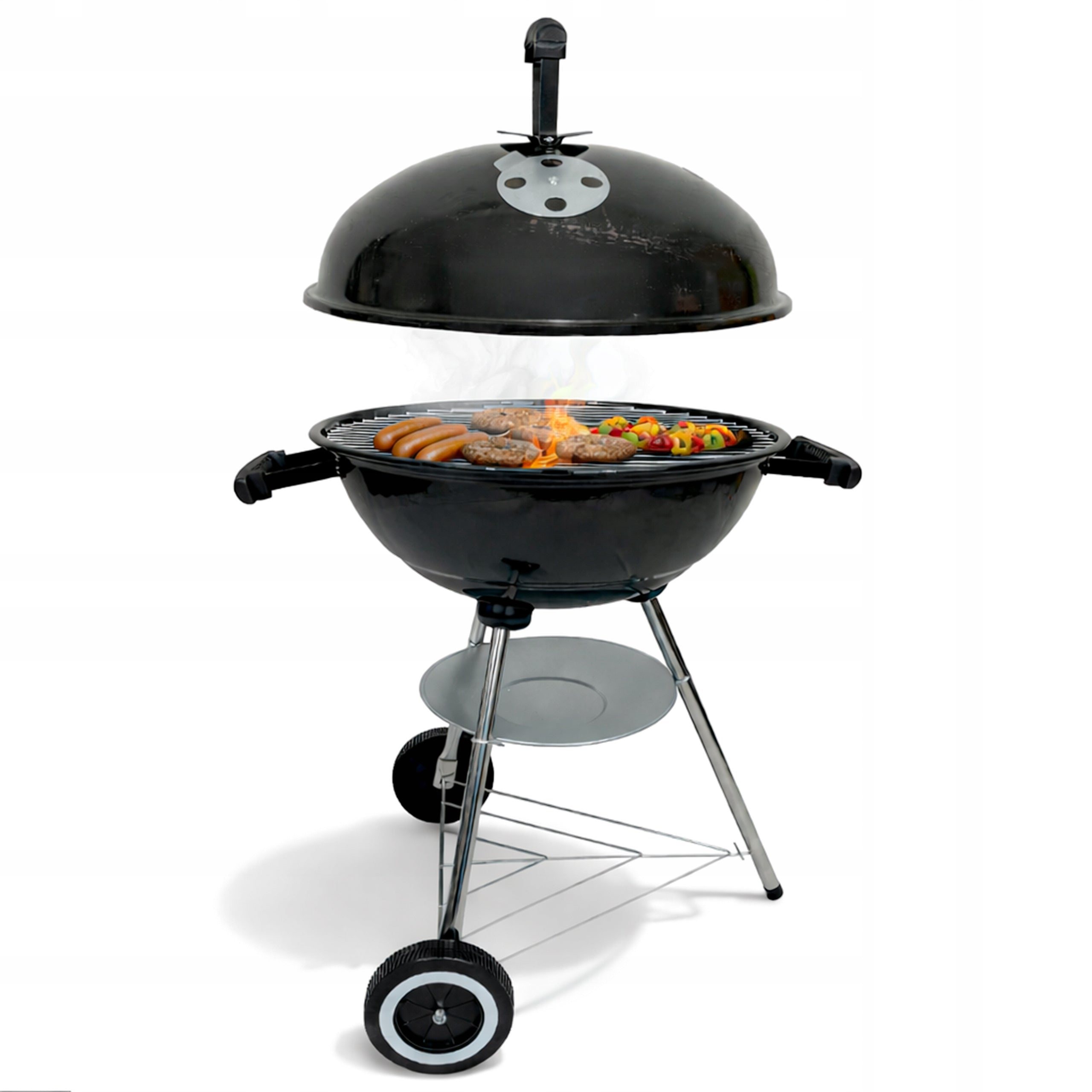 GARDEN GRILL CHARCOAL GRATE COVERS STONE FOR PIZZA BBQ1001 +4 MAT TEFLON