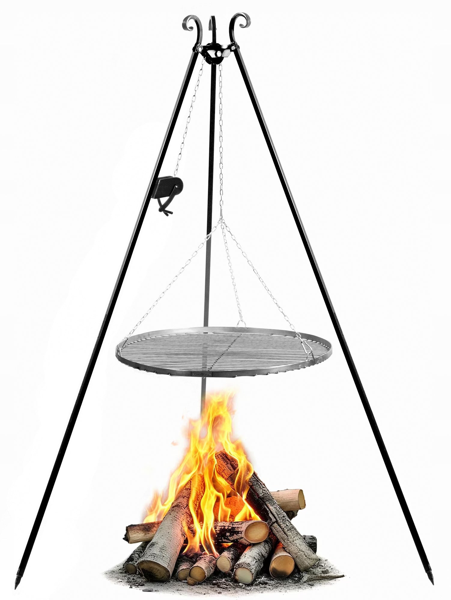 GARDEN GRILL FI 80CM TRIPOD 180CM + REEL