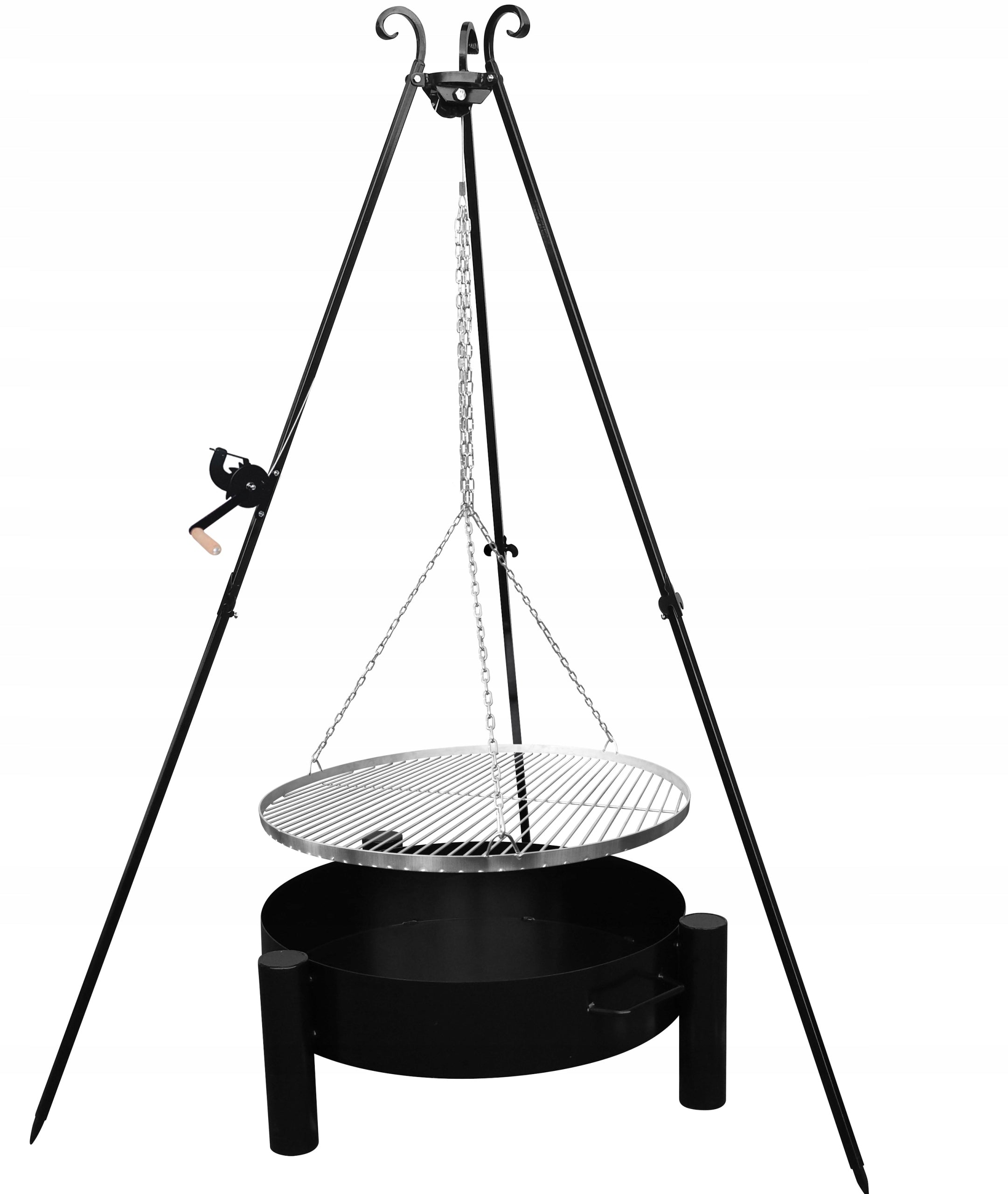 GARDEN GRILL FOCAL TRIPOD 194 GRATE FI 70 STAINLESS STEEL HEARTH