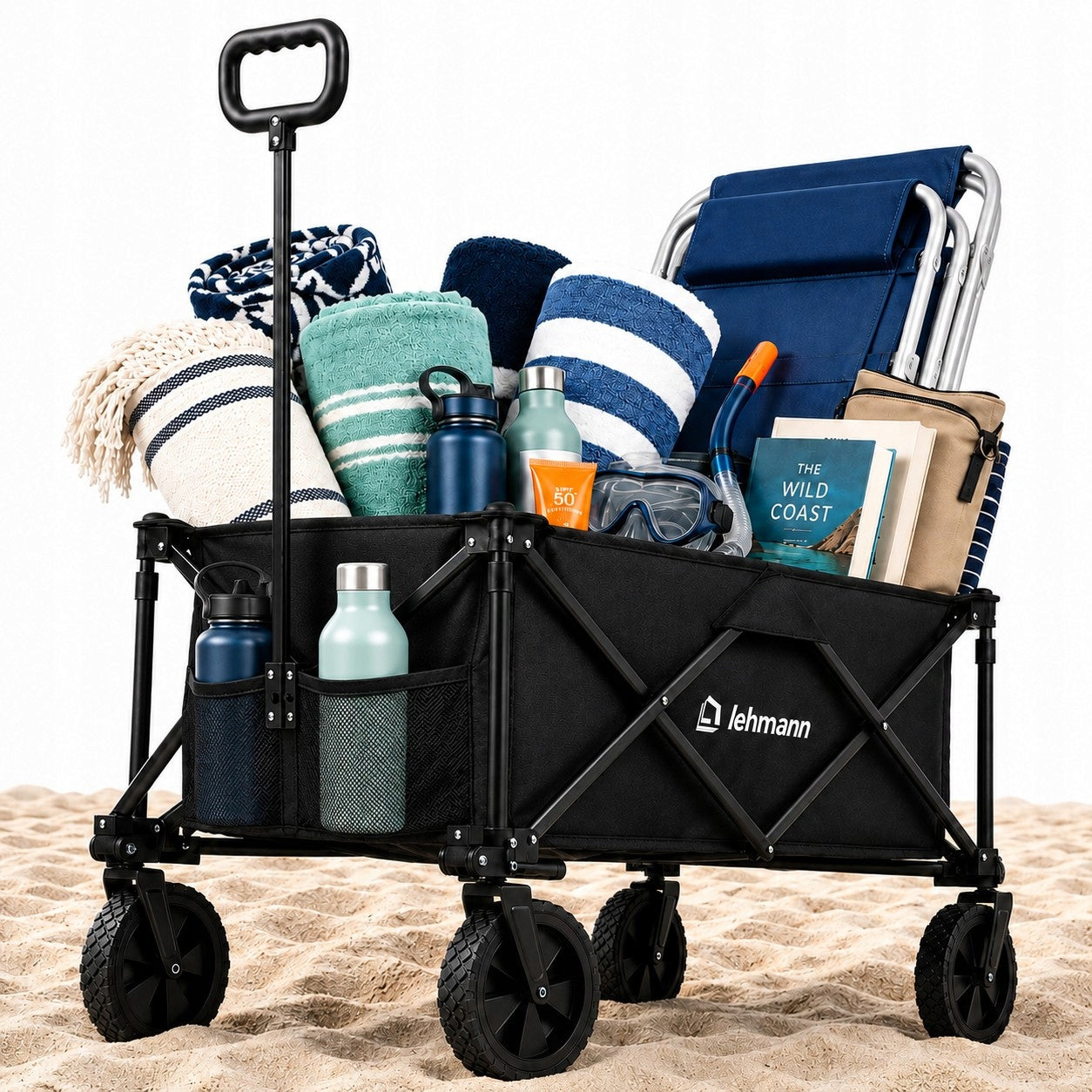 GARDEN HIKING CART FOLDING WITH HANDLE LARGE