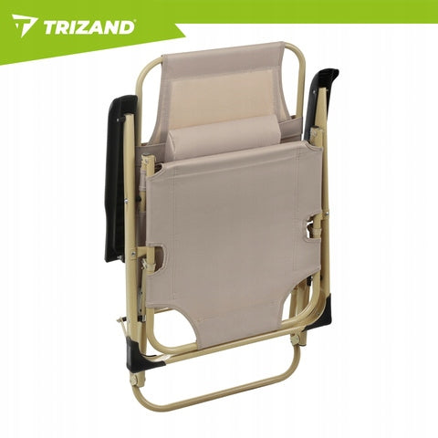 GARDEN HIKING CHAIR FOLDING METAL WITH CUSHION ADJUSTABLE BED Frame material metal