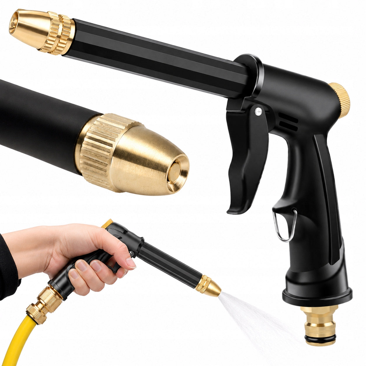 GARDEN HOSE GUN FOR WATERING BICYCLE CAR WASH SPRINKLER