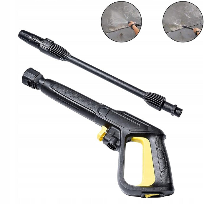 GARDEN HOSE GUN, WATER SPRAYER FOR PRESSURE WASHING WITH ADJUSTABLE NOZZLE