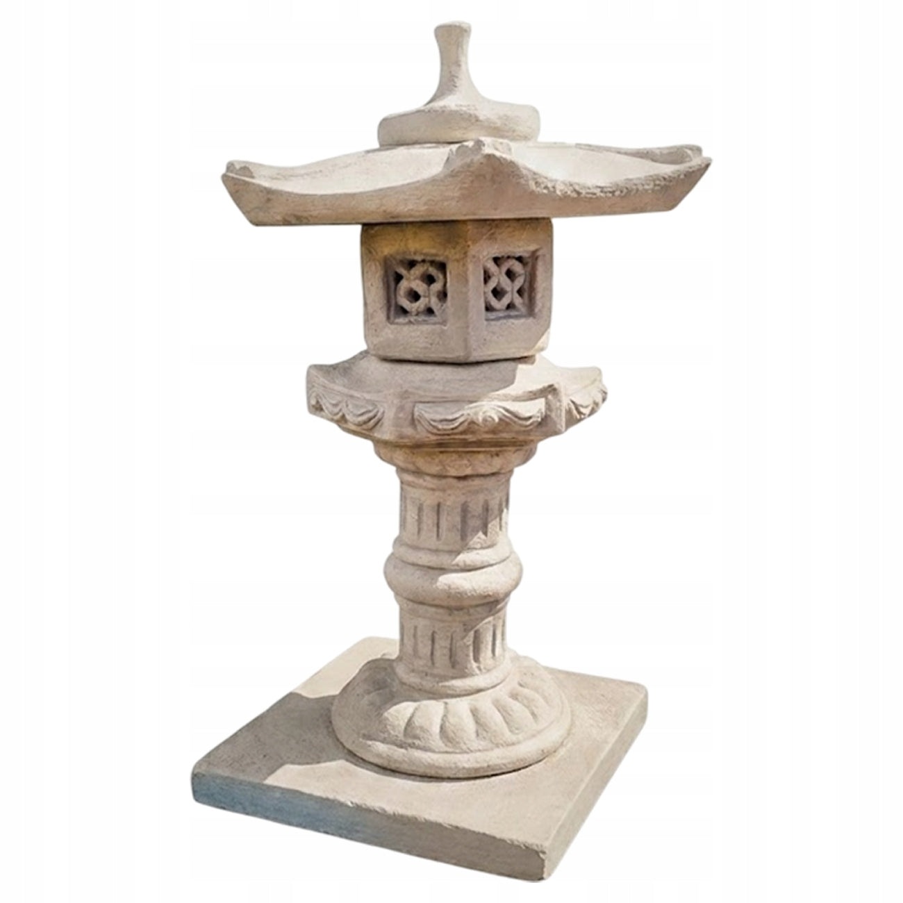 GARDEN LAMP PAGODA NIKIRI CONGLOMERATE CONCRETE GARDEN FIGURE