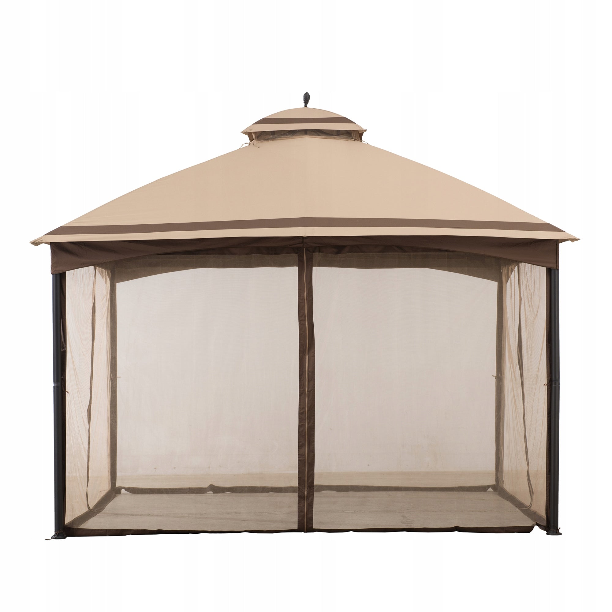 GARDEN PAVILION 3x4 m GARDEN TENT, MOSQUITO NET, BEIGE, STEEL FRAME Manufacturer no brand