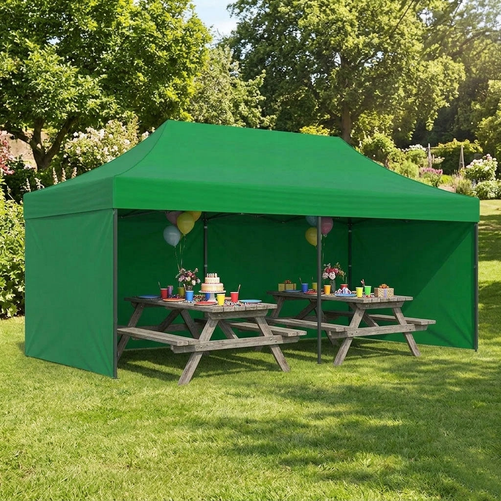 GARDEN PAVILION EXPRESS 3x6 M TENT AUTOMATIC GREEN Manufacturer no brand