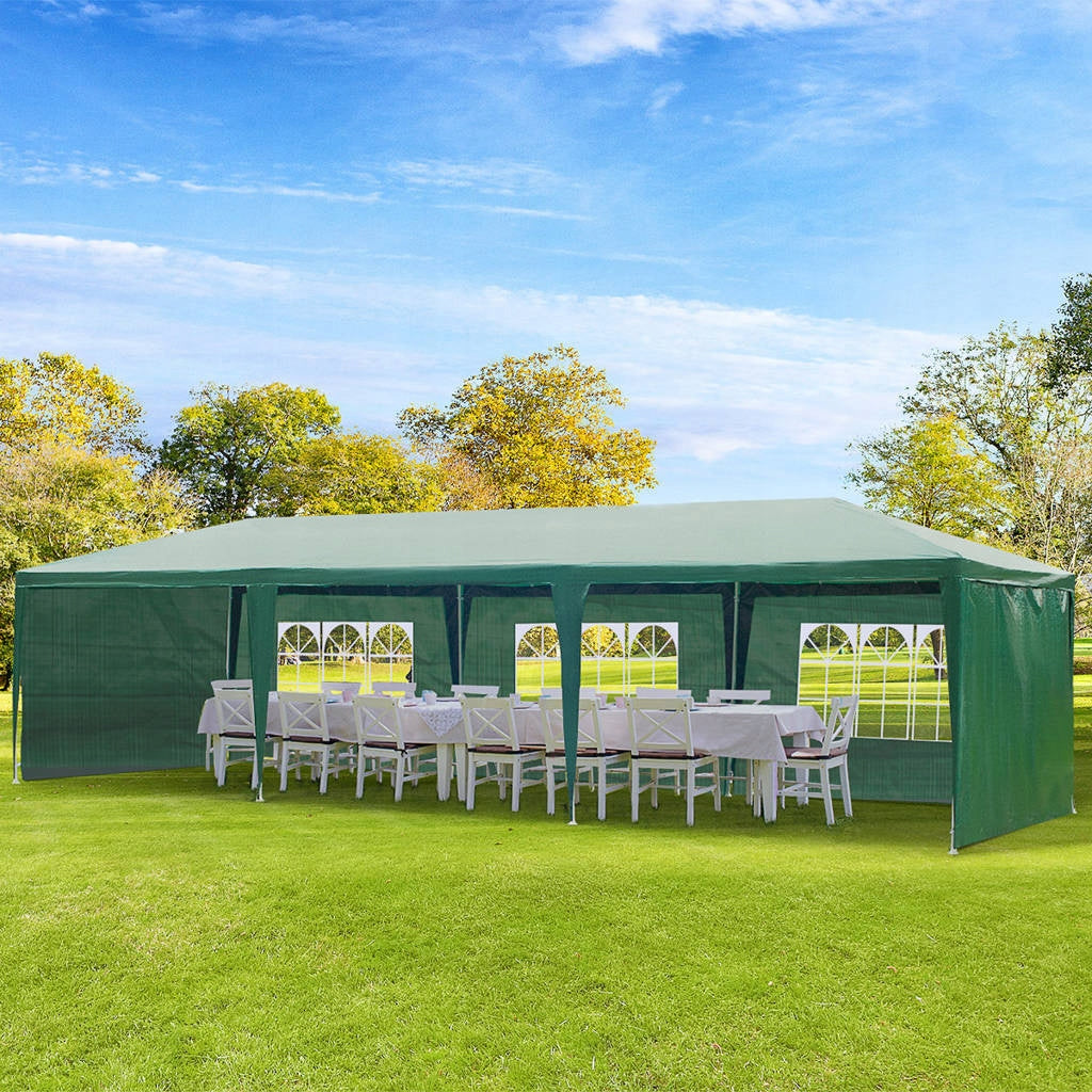 GARDEN PAVILION PARTY TENT CATERING GREEN 3x9 m + 8 WALLS Manufacturer Holla Garden
