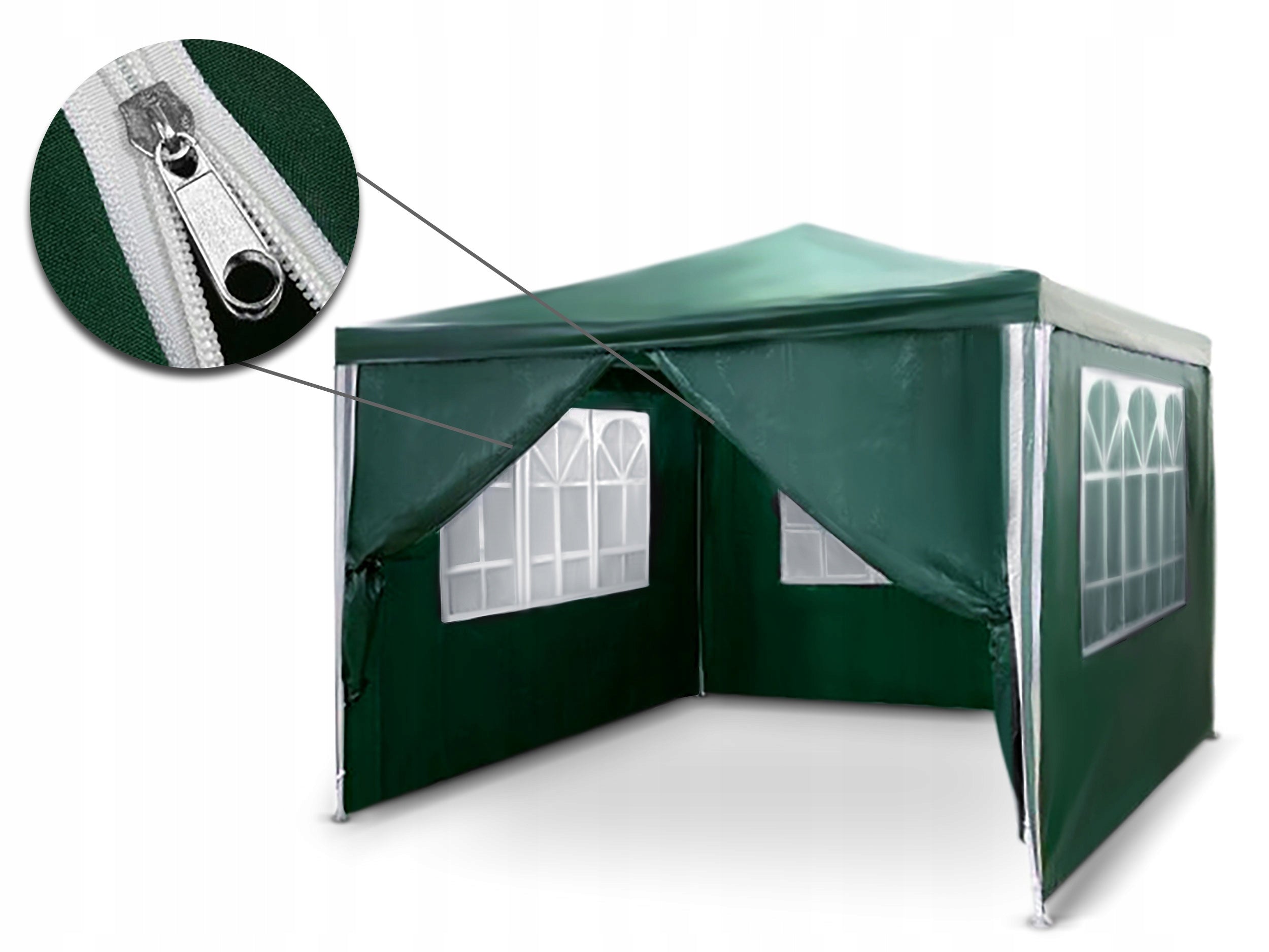 GARDEN PAVILION TRADE TENT PARTY 3x3m + 4 WALLS PLONOS Manufacturer code 4935